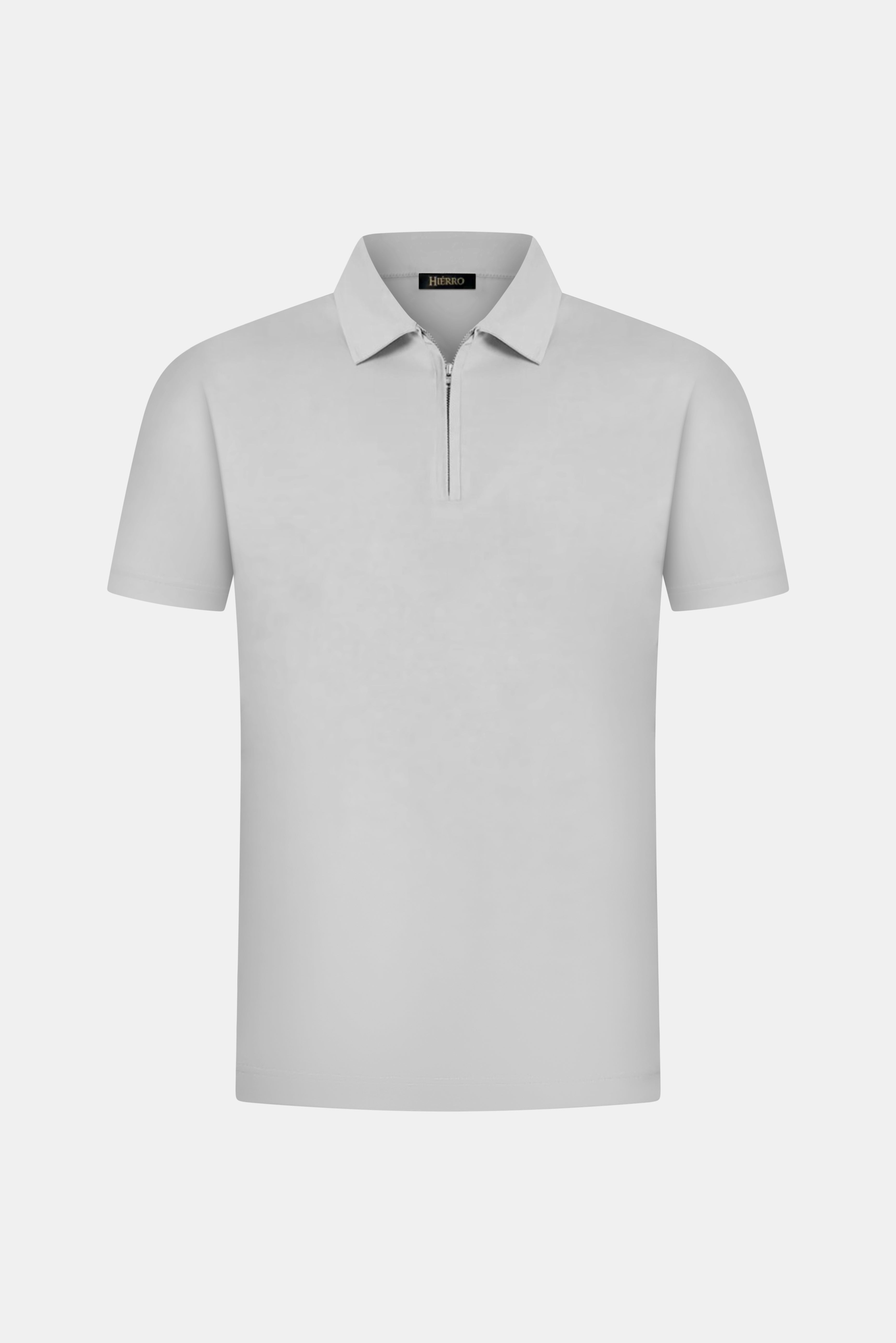 GRIGIO GREY POLO HALF ZIP