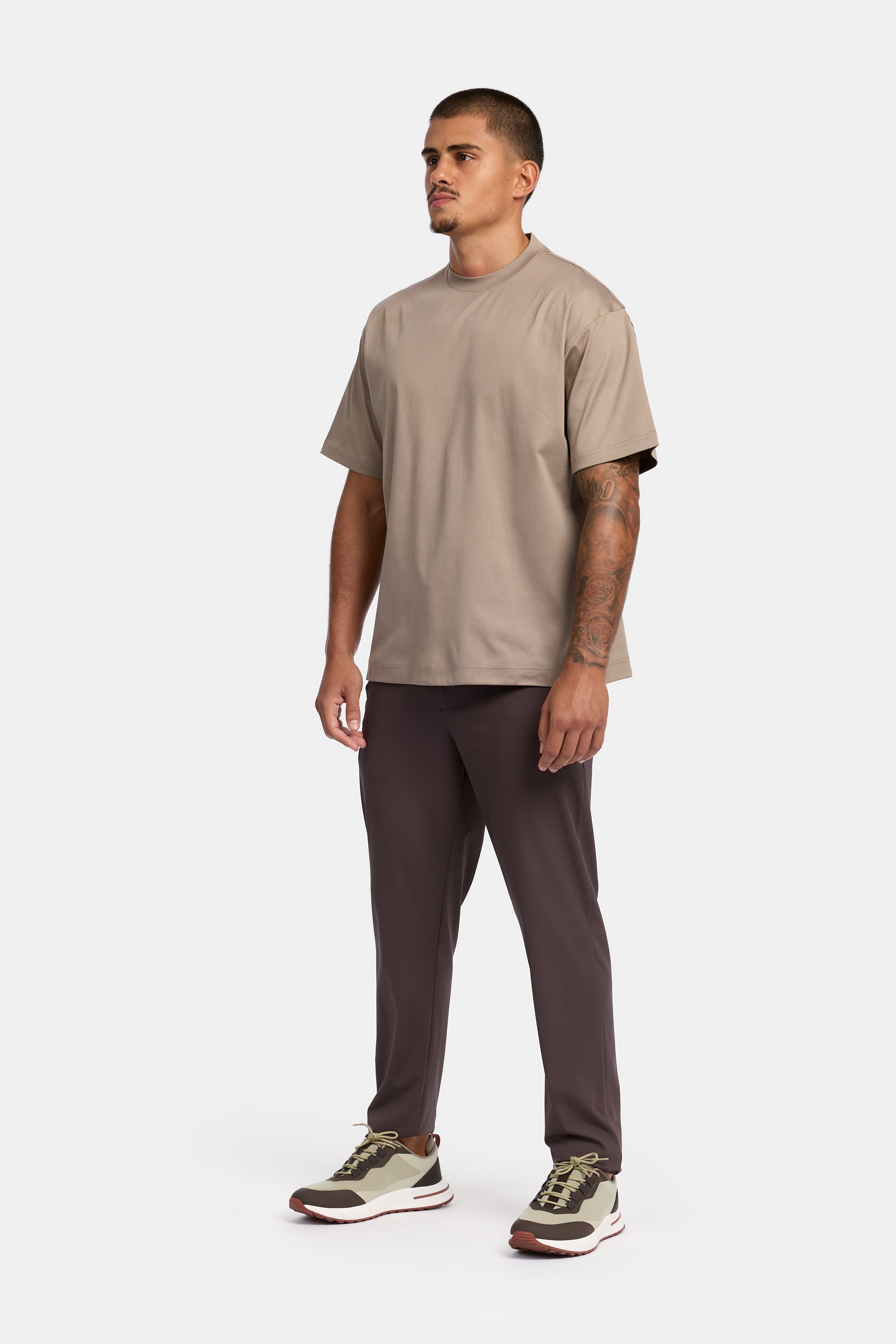 Taupe Oversized T-shirt