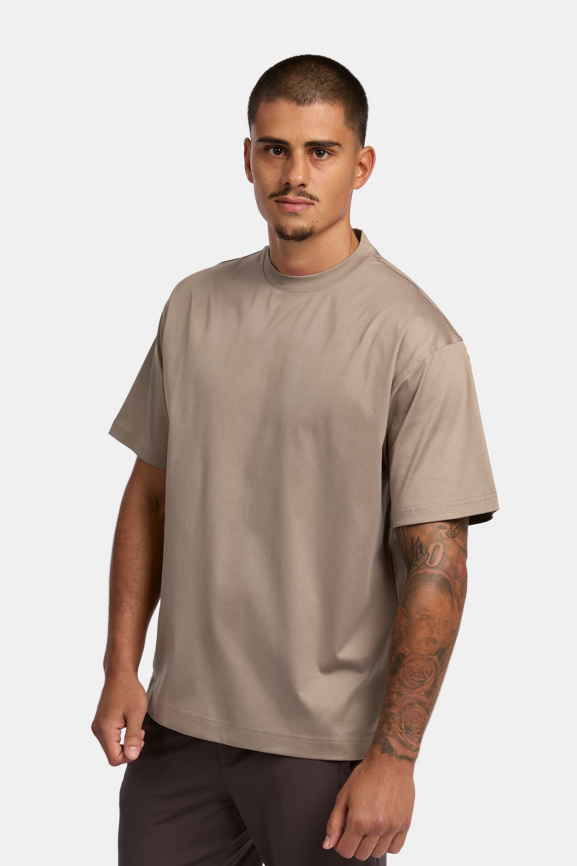 Taupe Oversized T-shirt