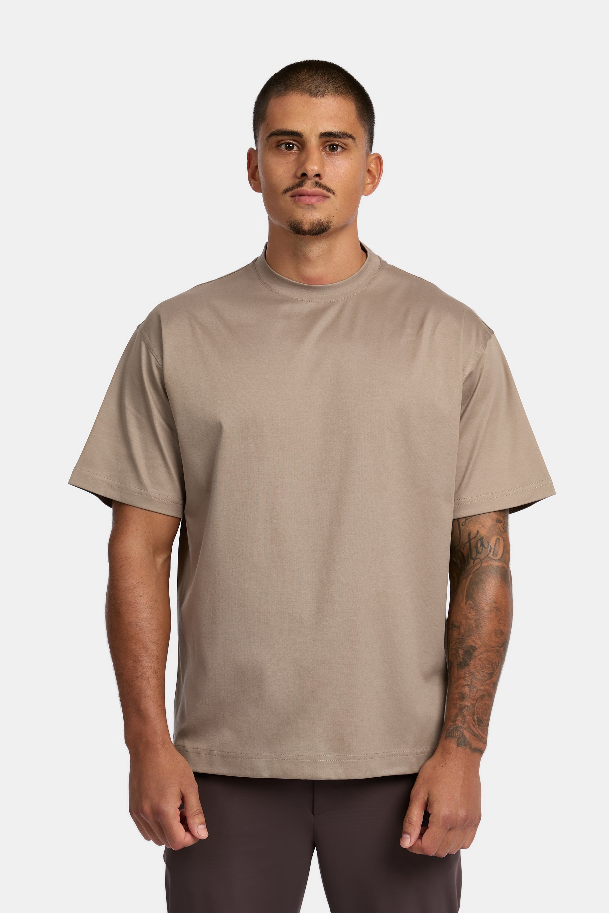Taupe Oversized T-shirt