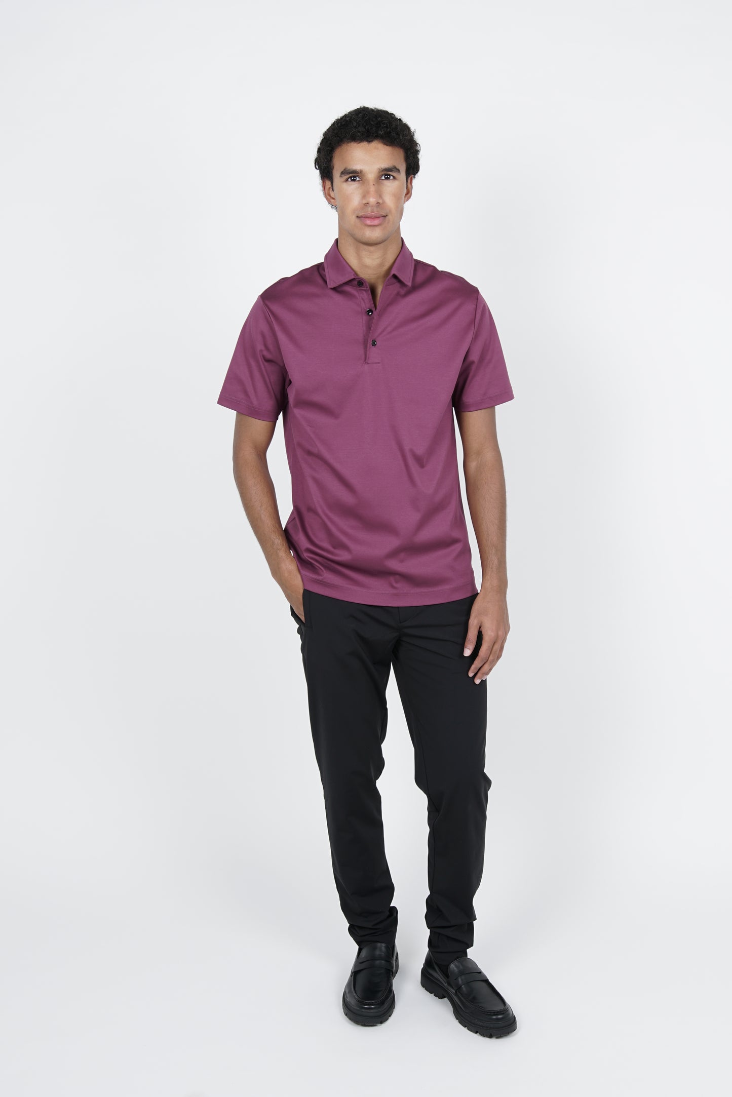 Aubergine Red Polo
