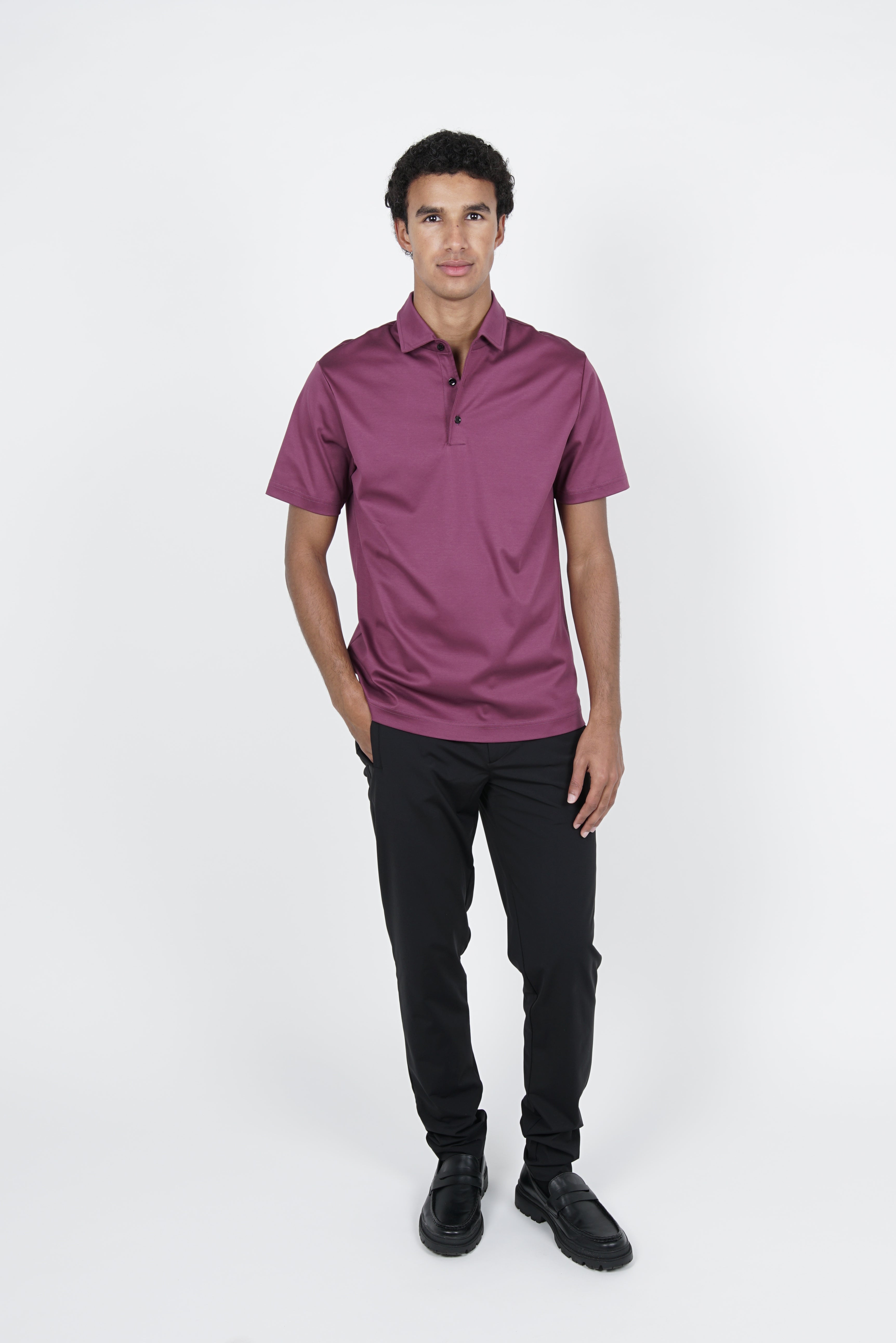 Aubergine Polo