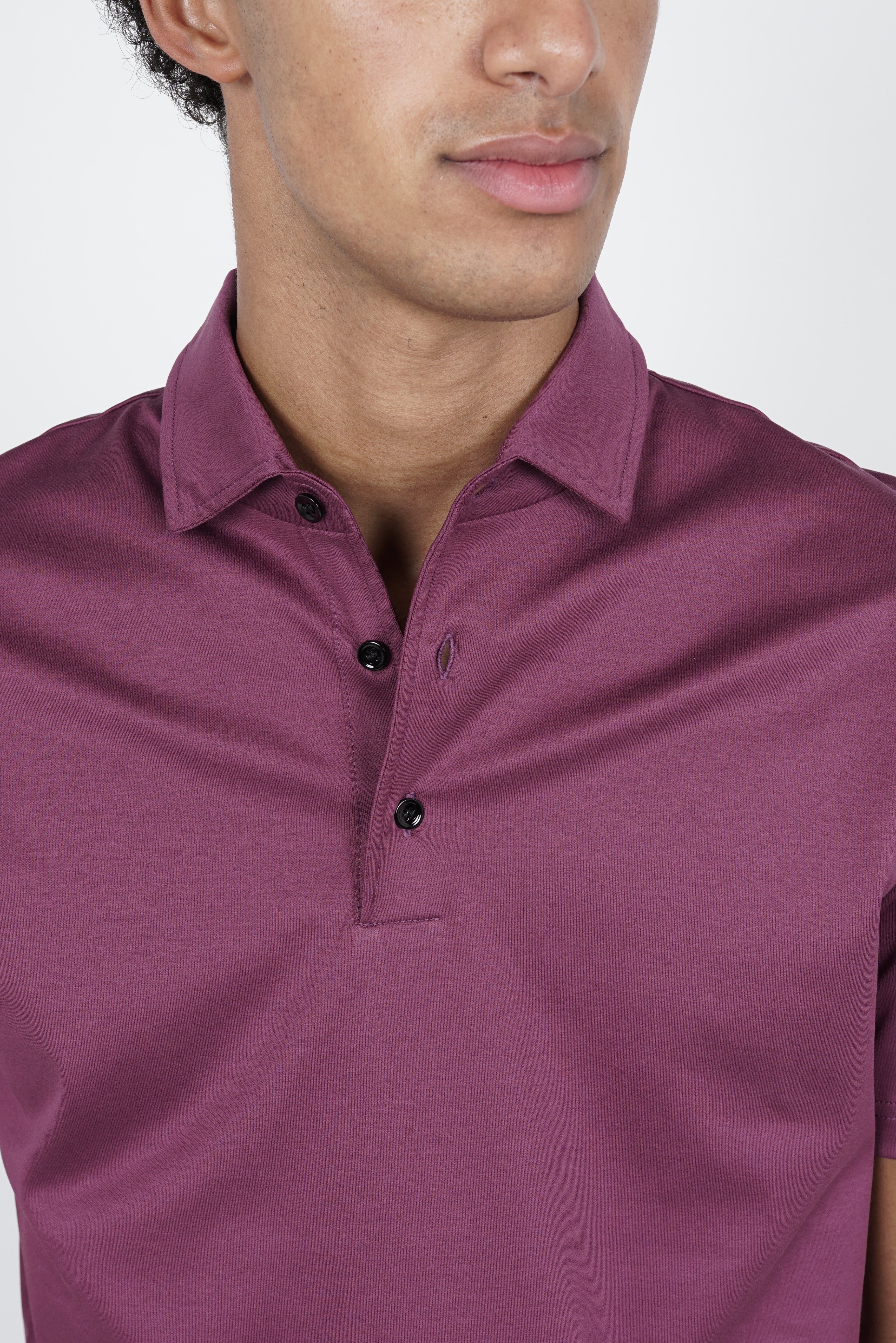 Aubergine Polo