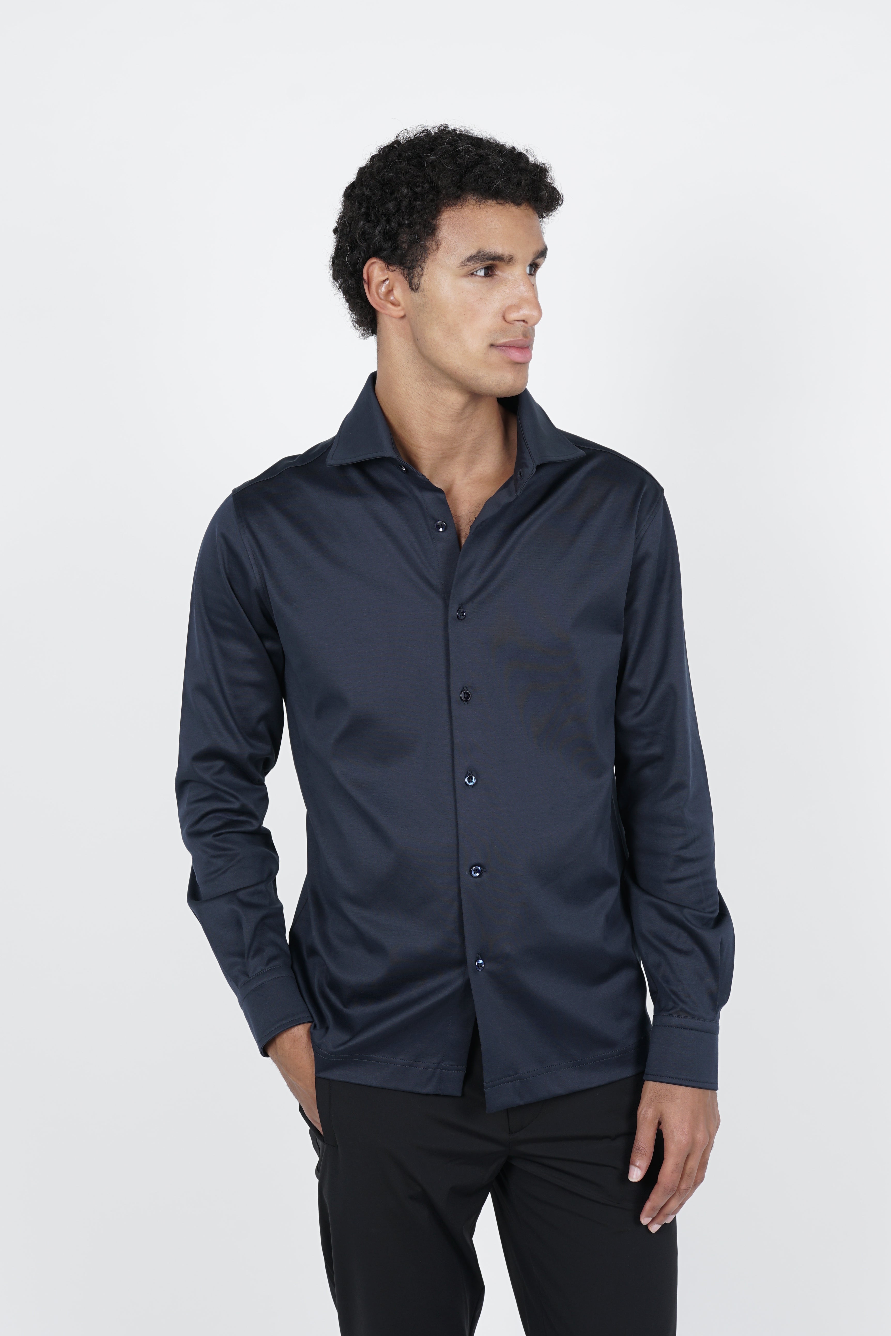 Dark Navy Overhemd