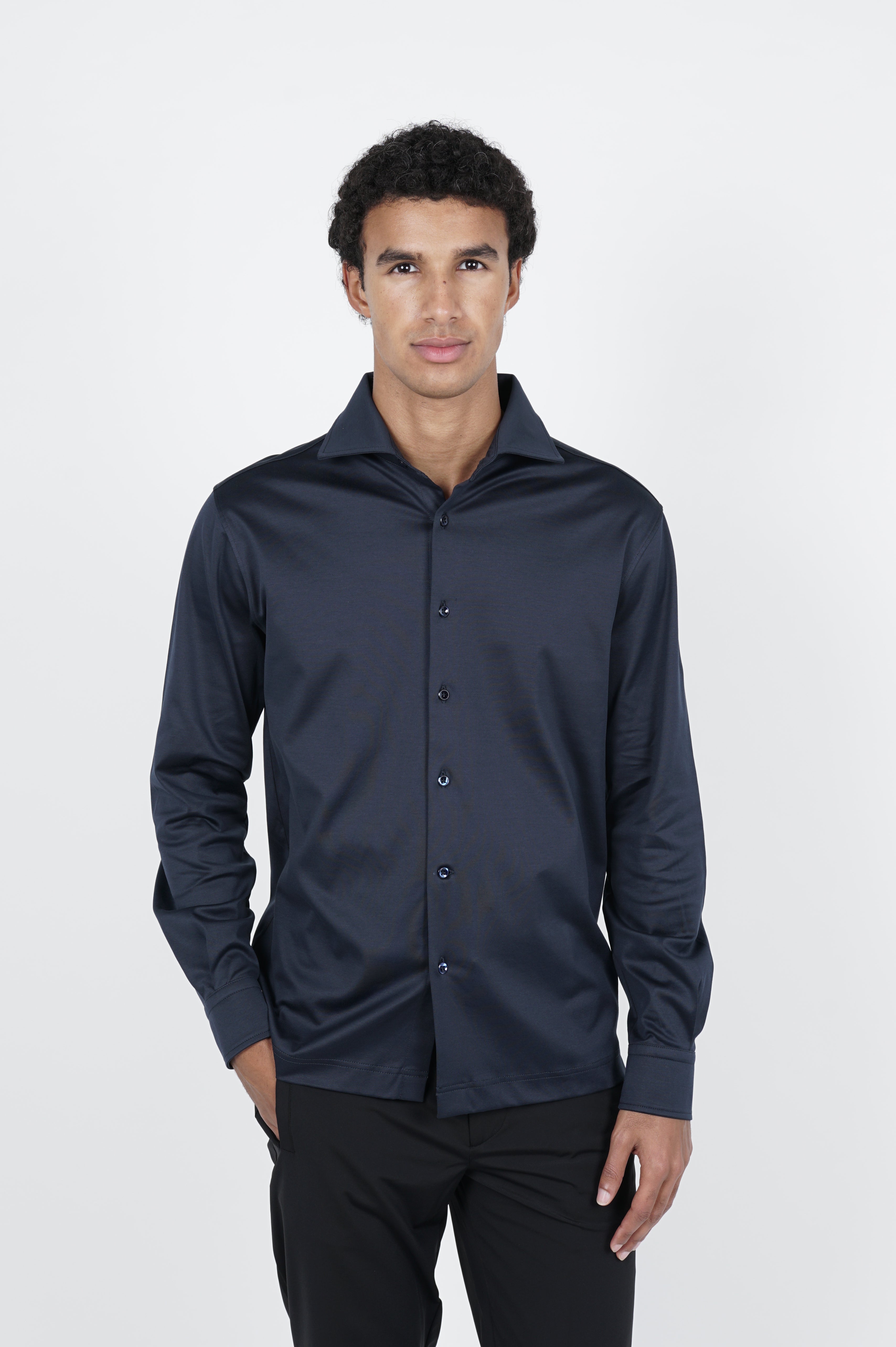 Dark Navy Overhemd