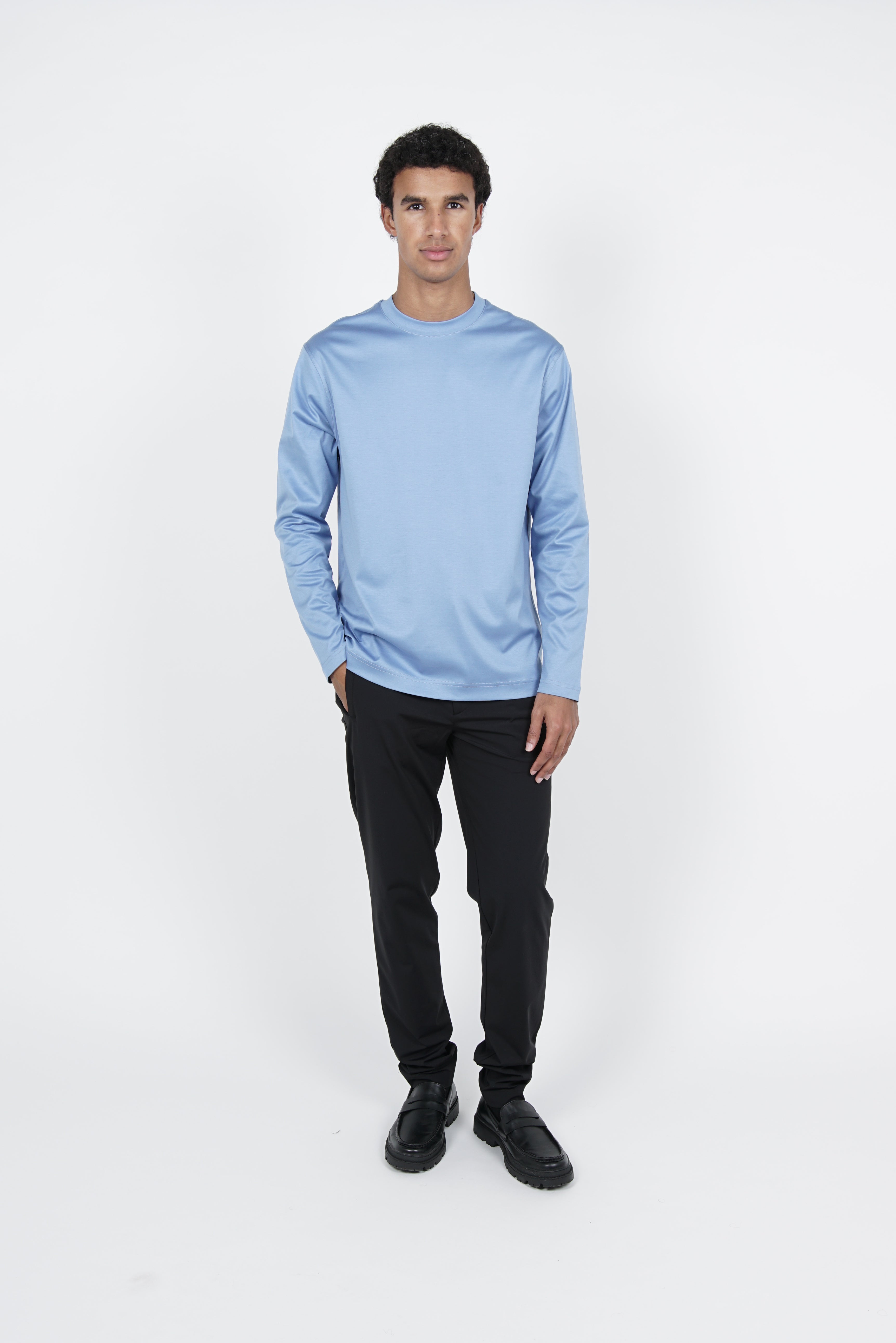 Blue Longsleeve T-Shirt