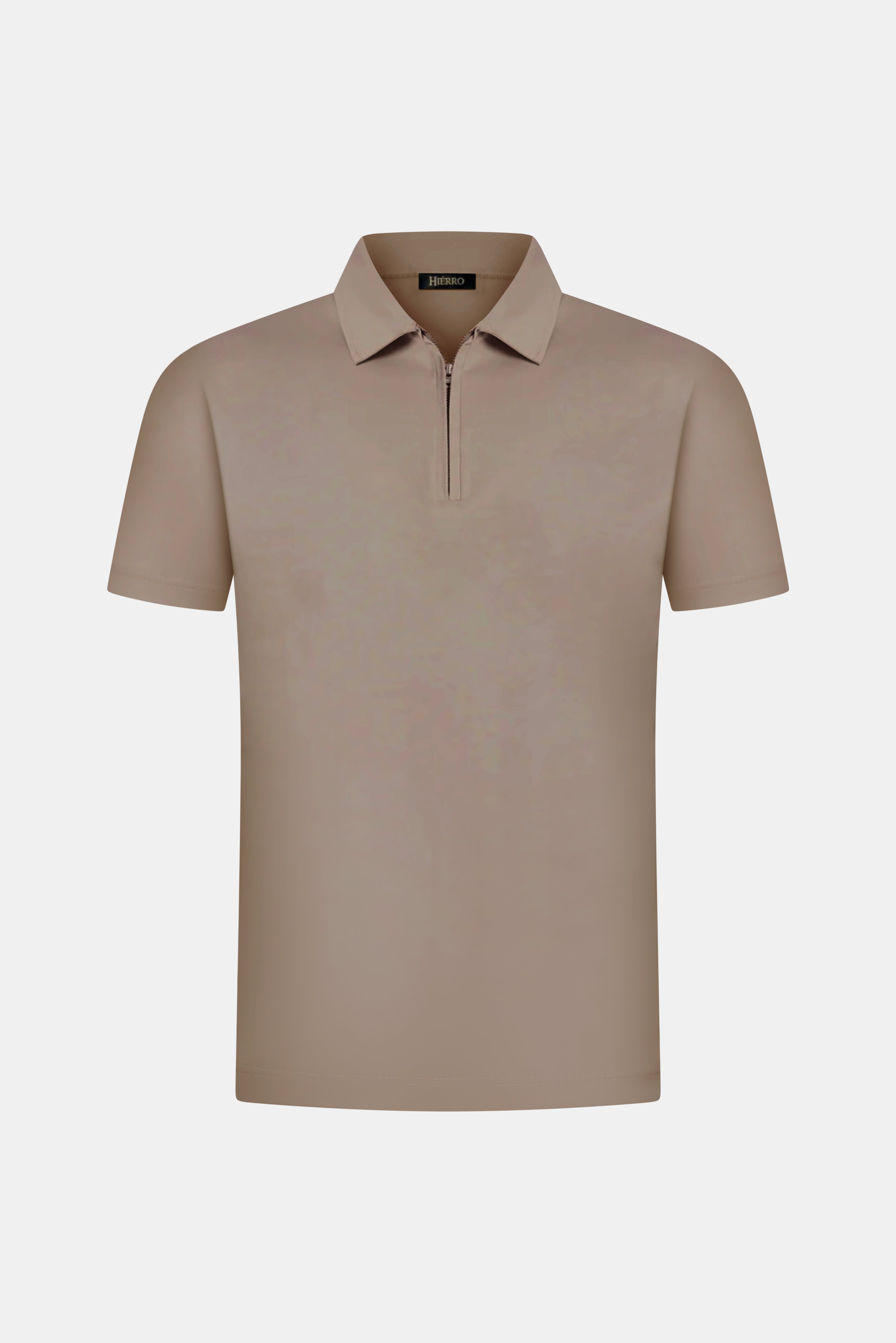 PIOMBO GREY POLO HALF ZIP