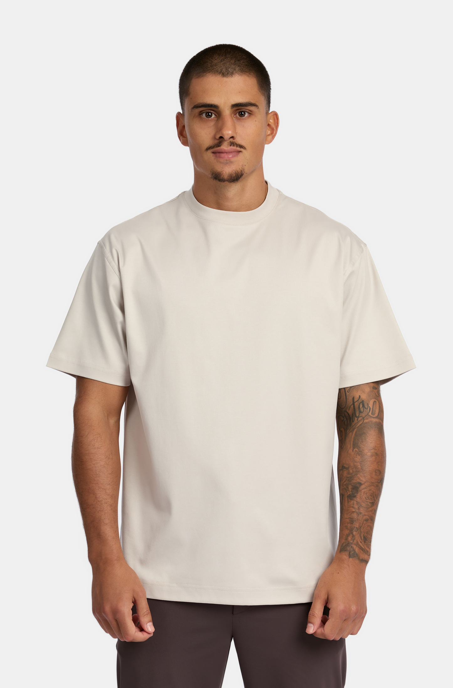 Perla Pearl Grey Oversized T-shirt