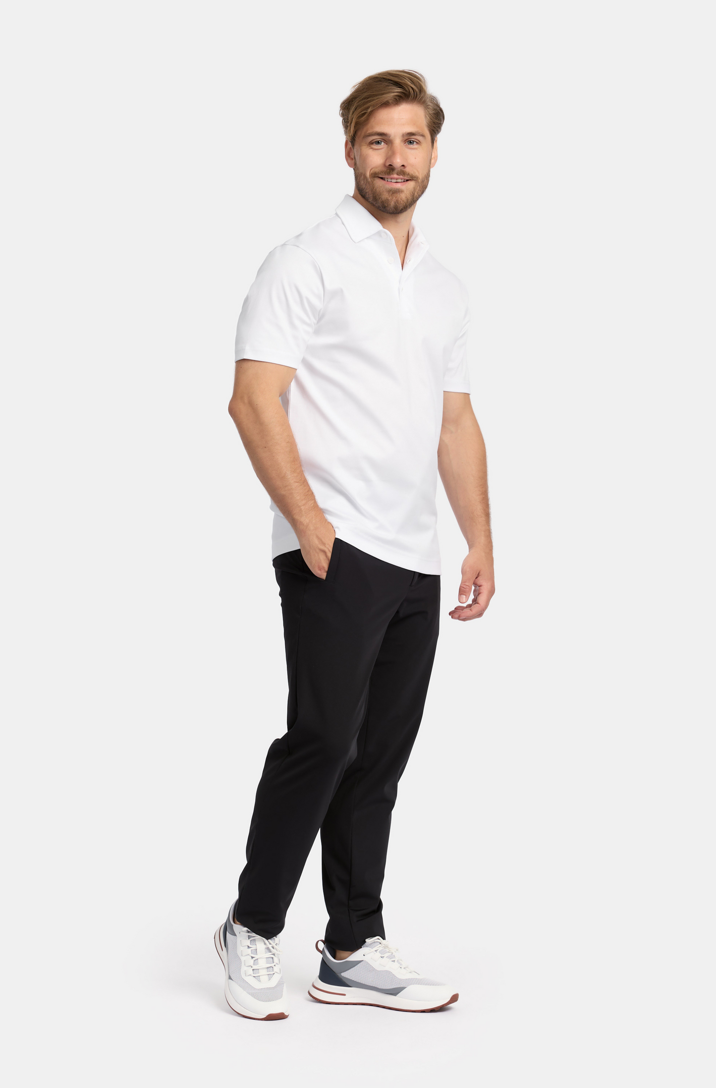 Bianco White Polo