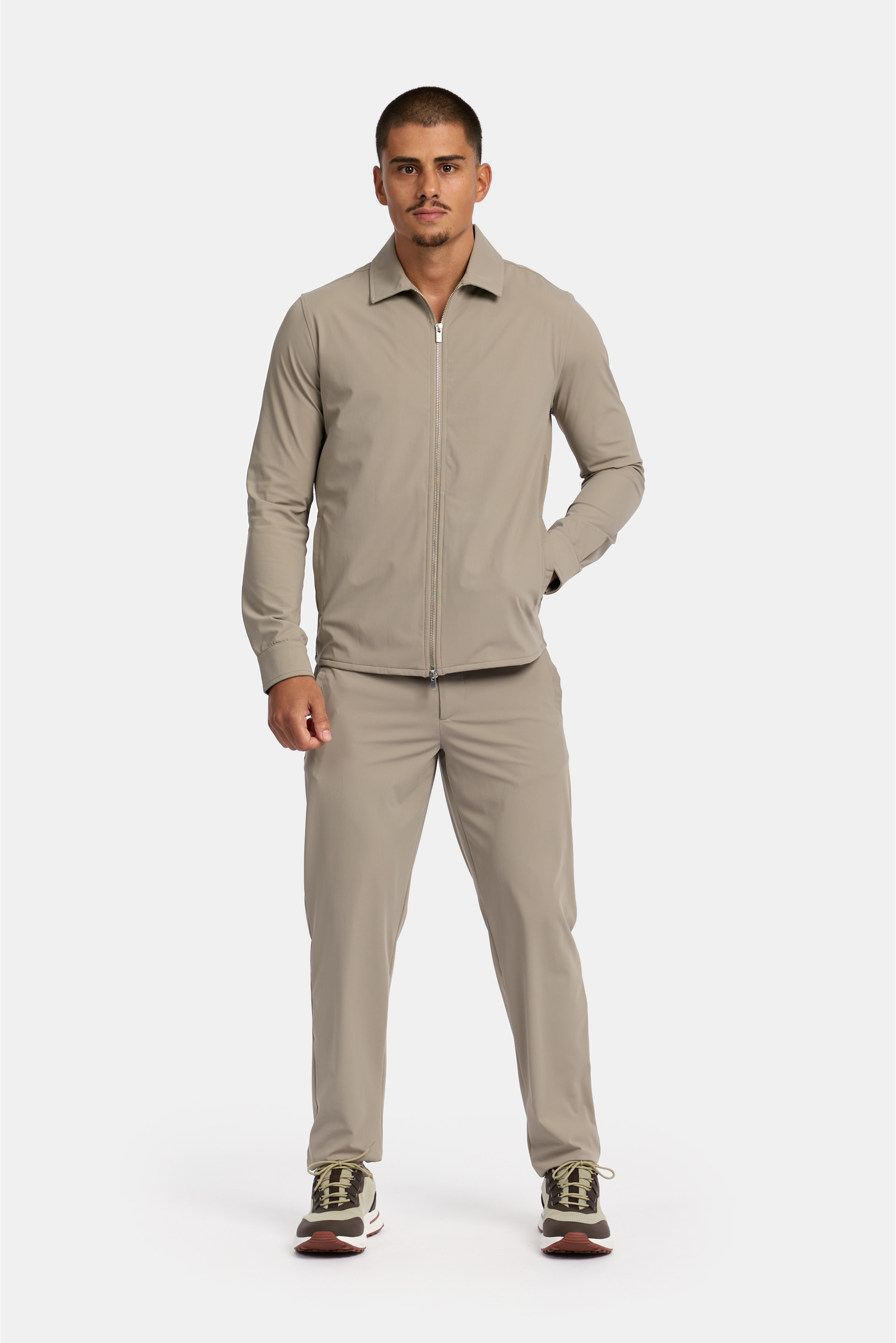 Light Taupe Suit