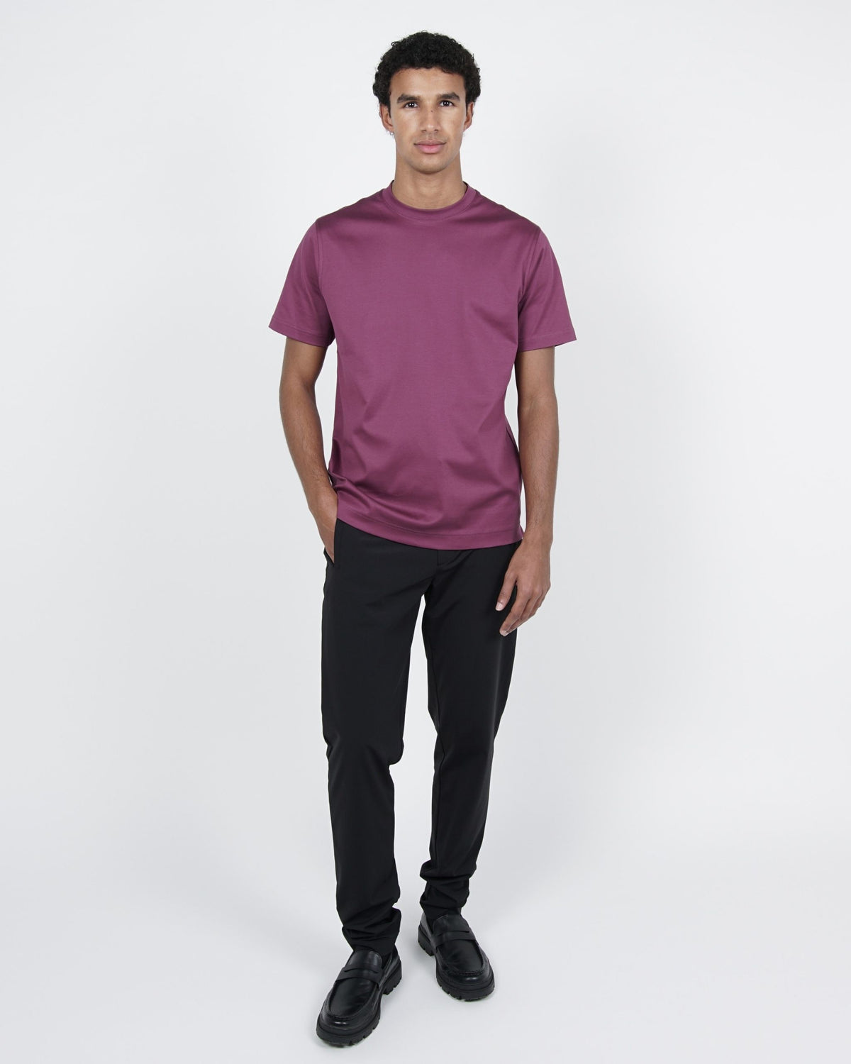 Aubergine Supima T-Shirt