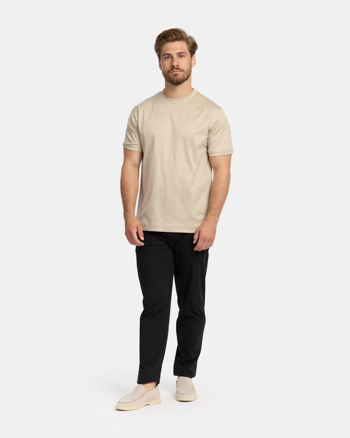 Beige Supima T-Shirt