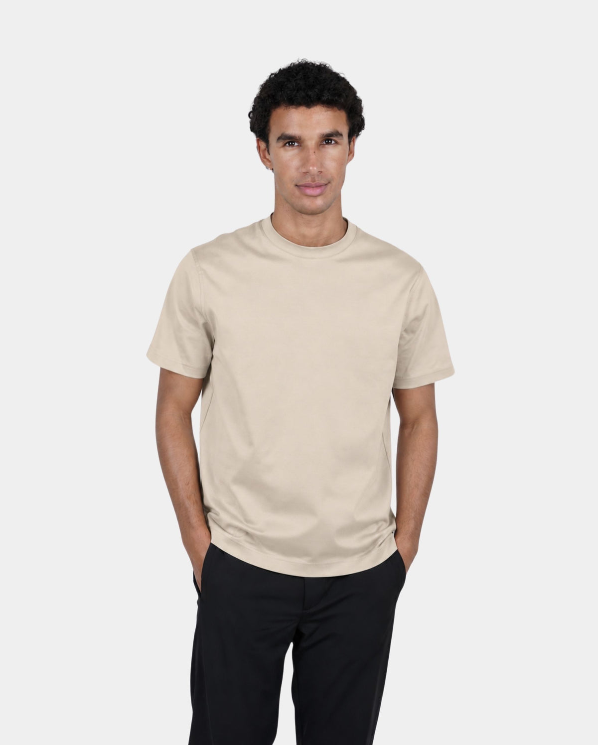 Beige Supima T-Shirt