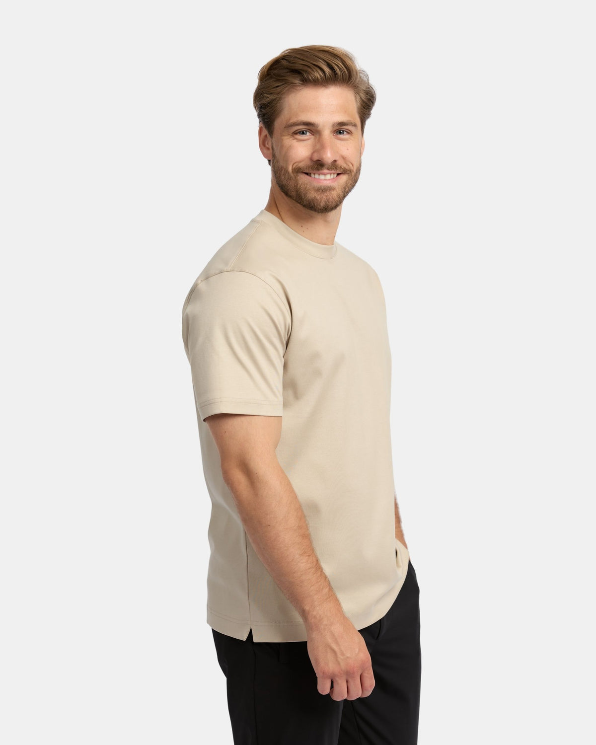 Beige Champagne Supima T-Shirt