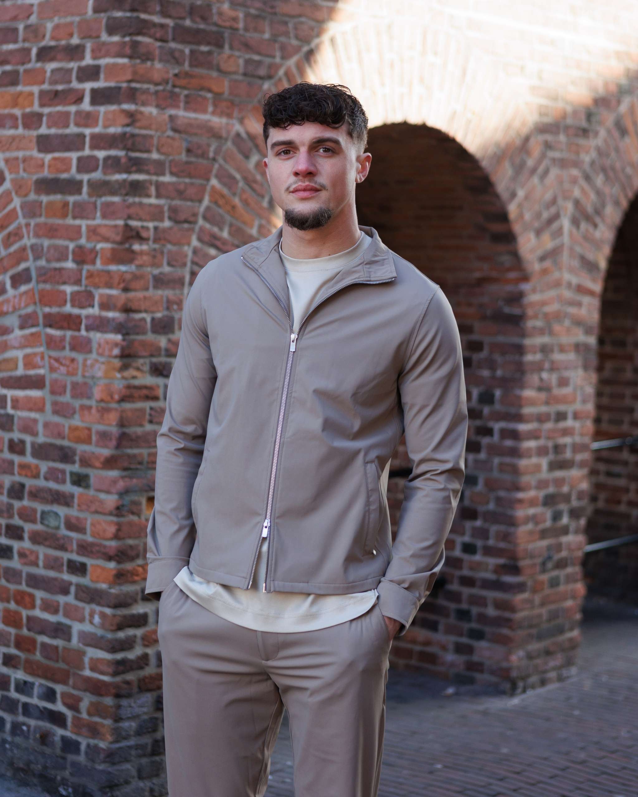Dark Taupe Tech Suit