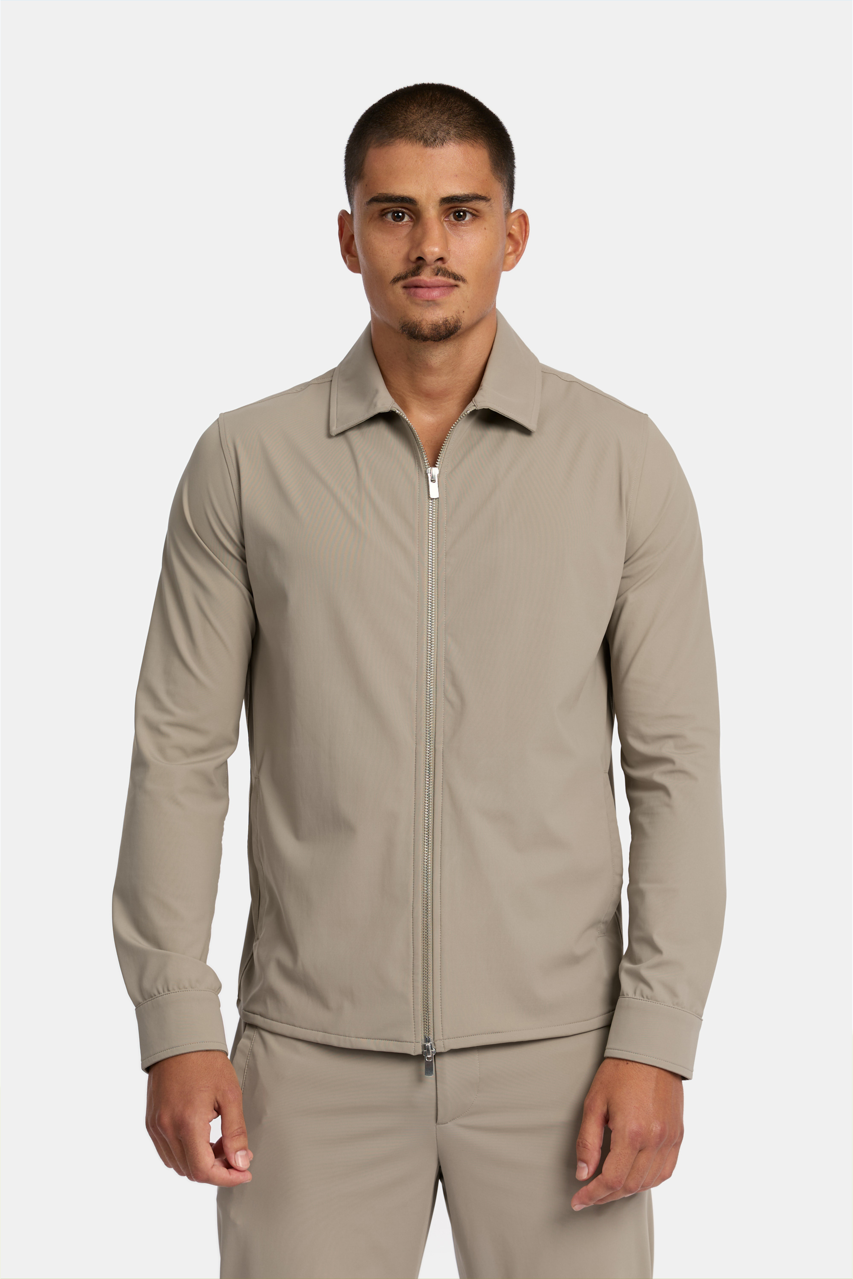 Light Taupe Tech Suit