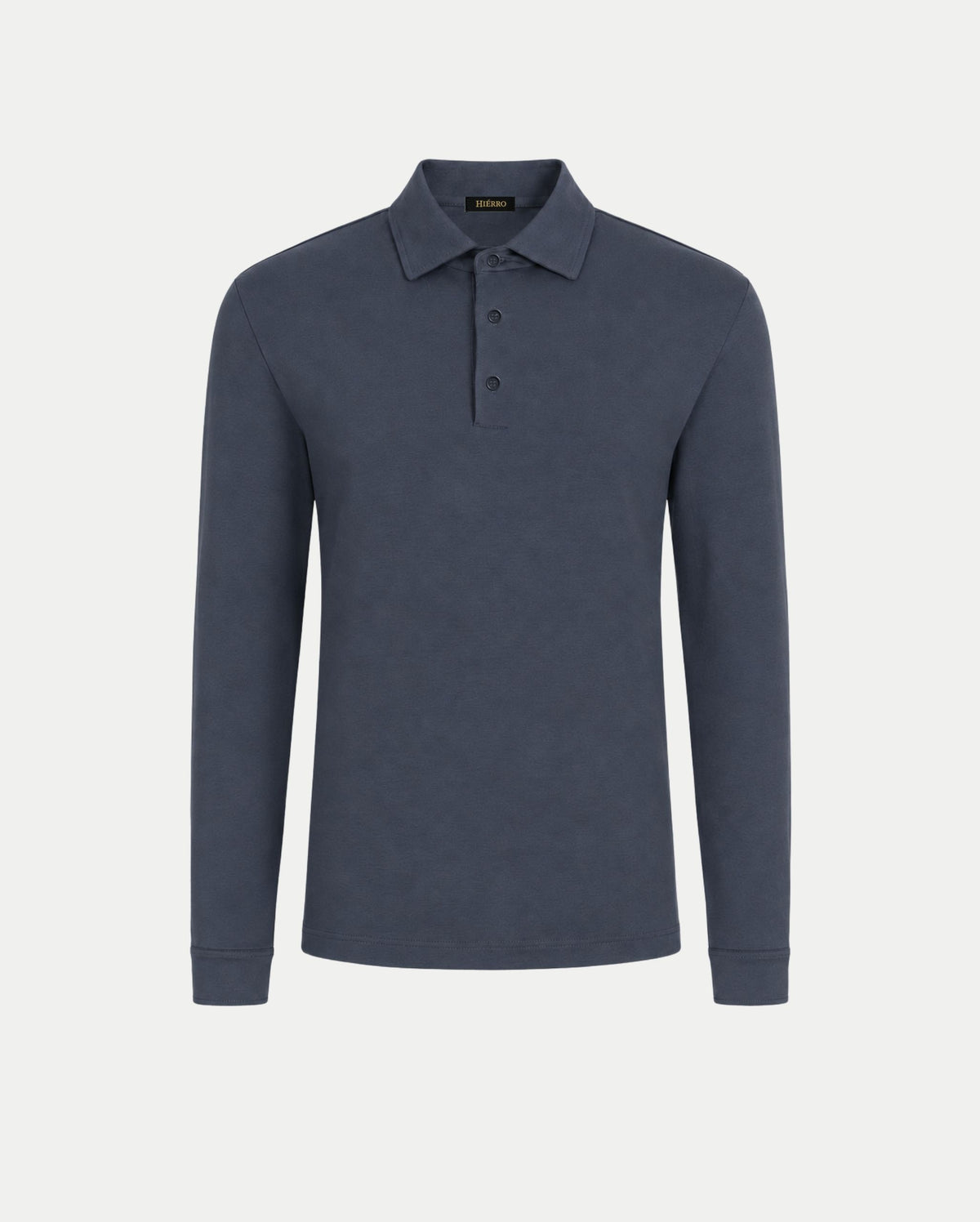Slate Blue Longsleeve Polo