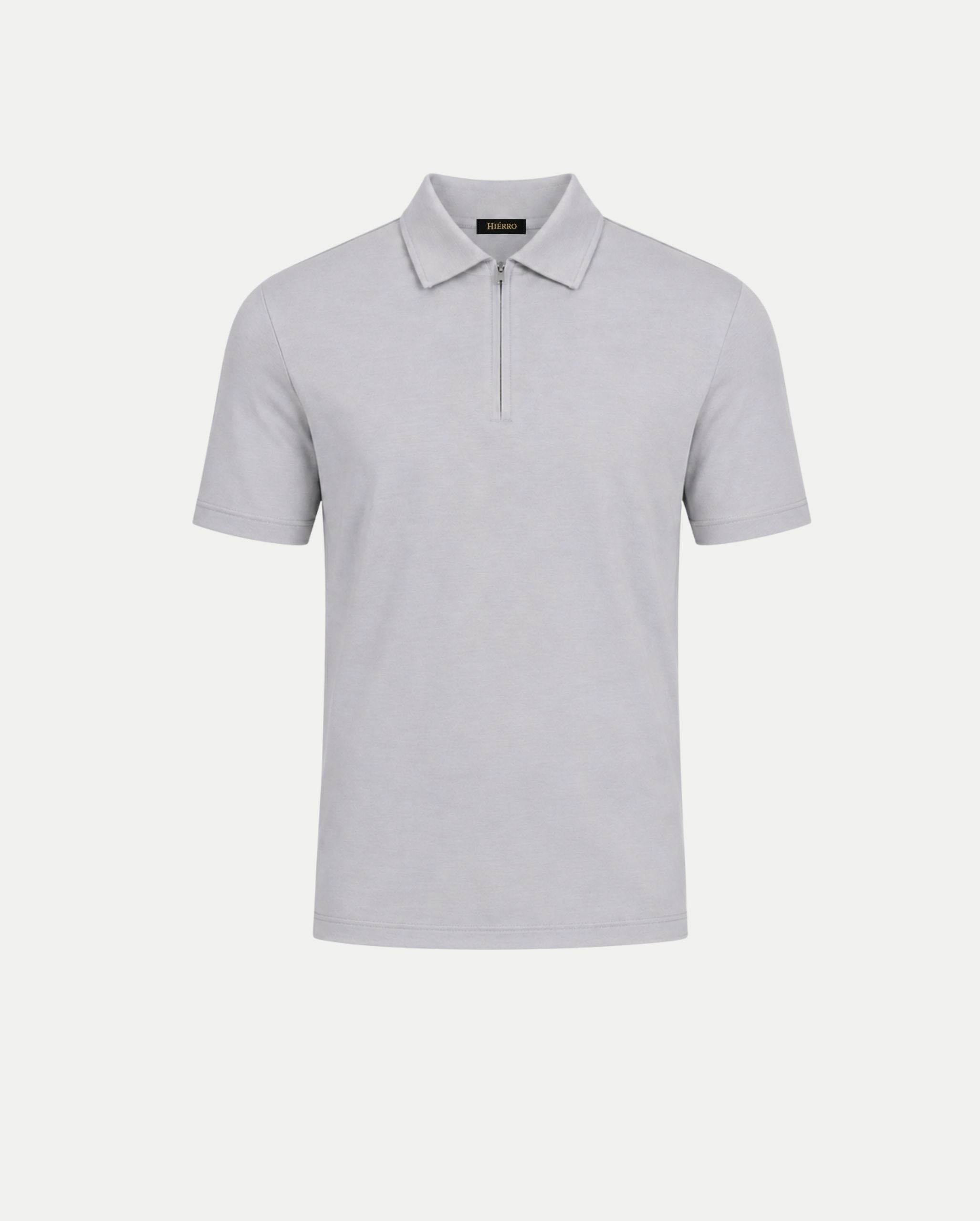 Grigio Polo Half-Zip