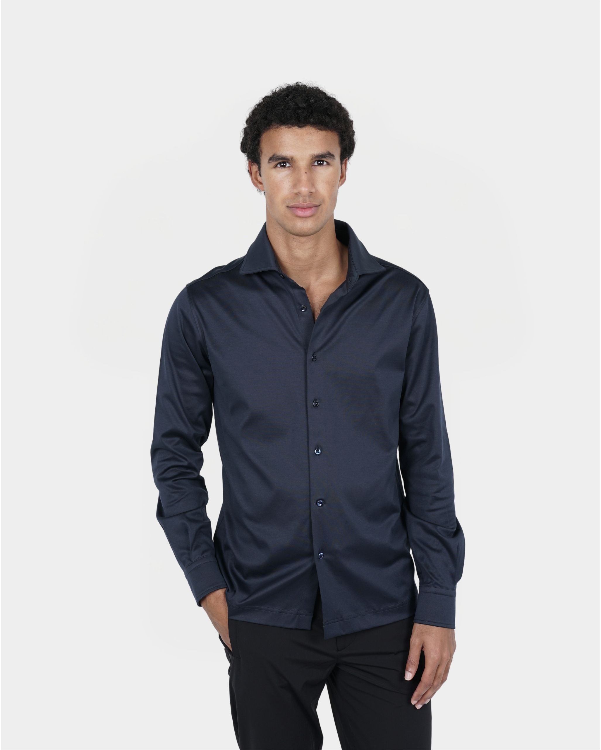 Dark Navy Overhemd
