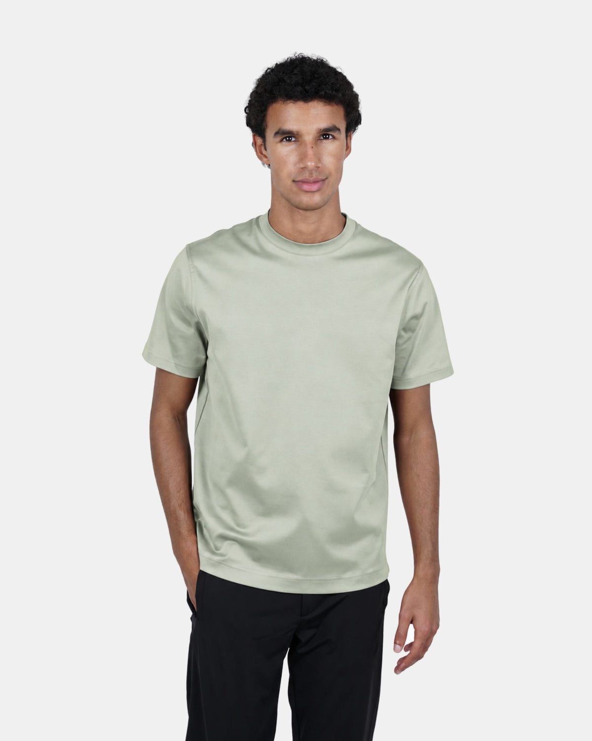 Soft Green Supima T-Shirt