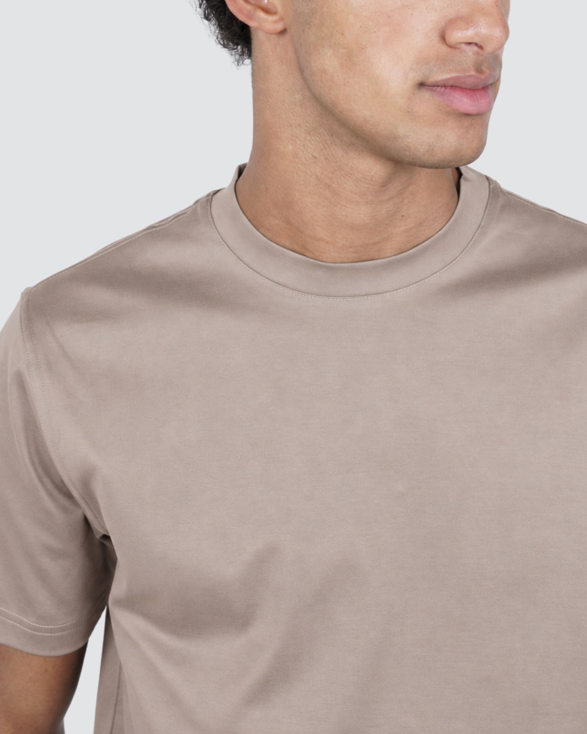 Mid Taupe Supima T-Shirt