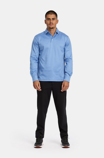Pag Blue Lange Mouwen Polo