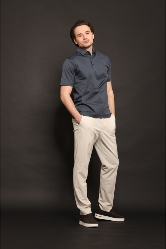 Slate Blue Polo