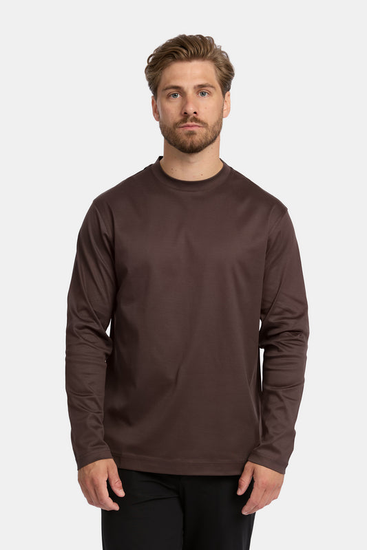Ebano Brown Longsleeve T-shirt