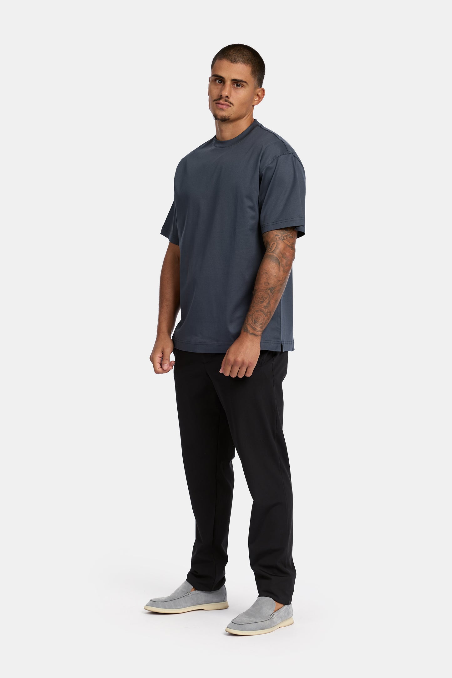 Slate Blue Oversized T-shirt