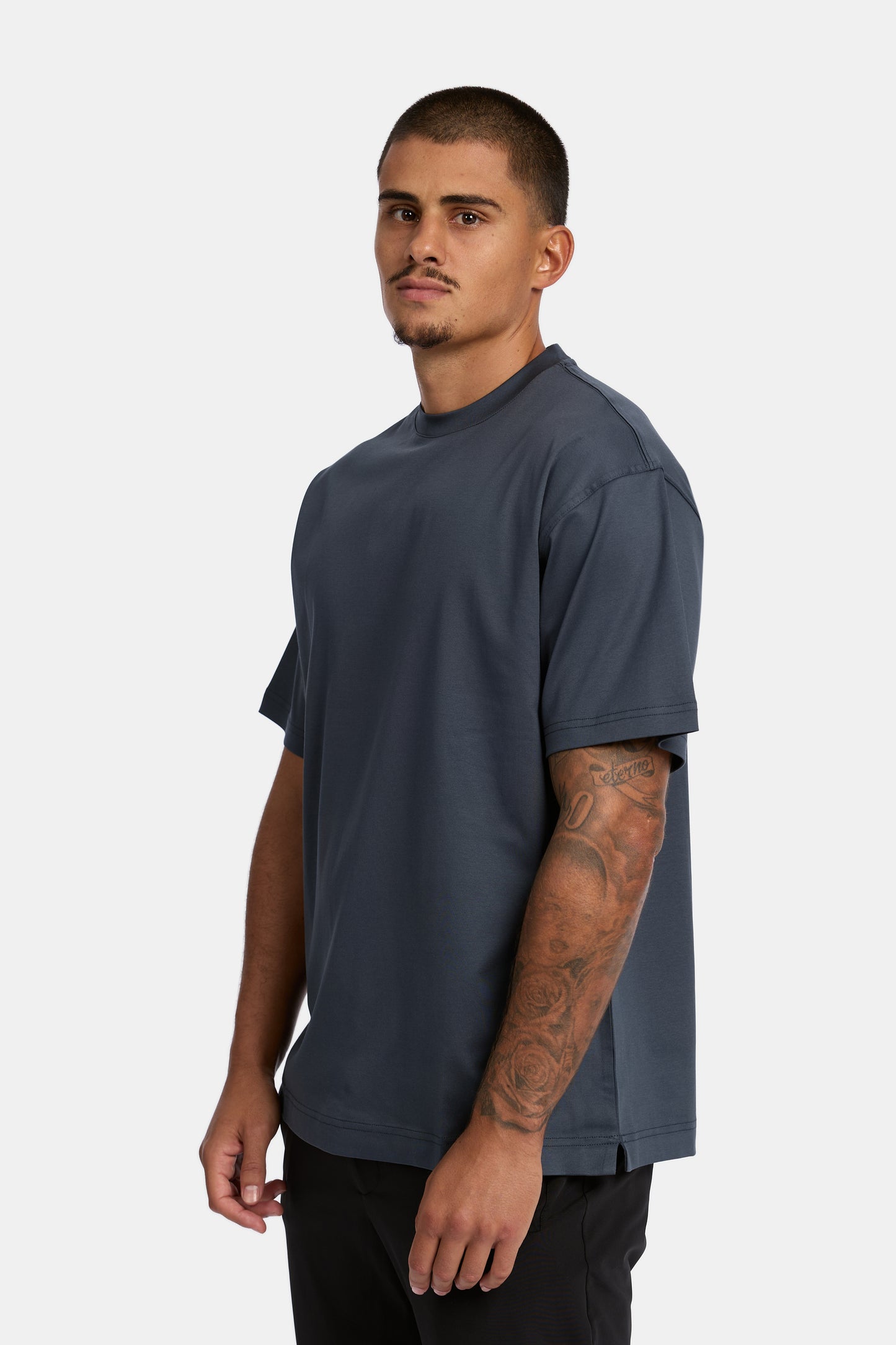 Slate Blue Oversized T-shirt