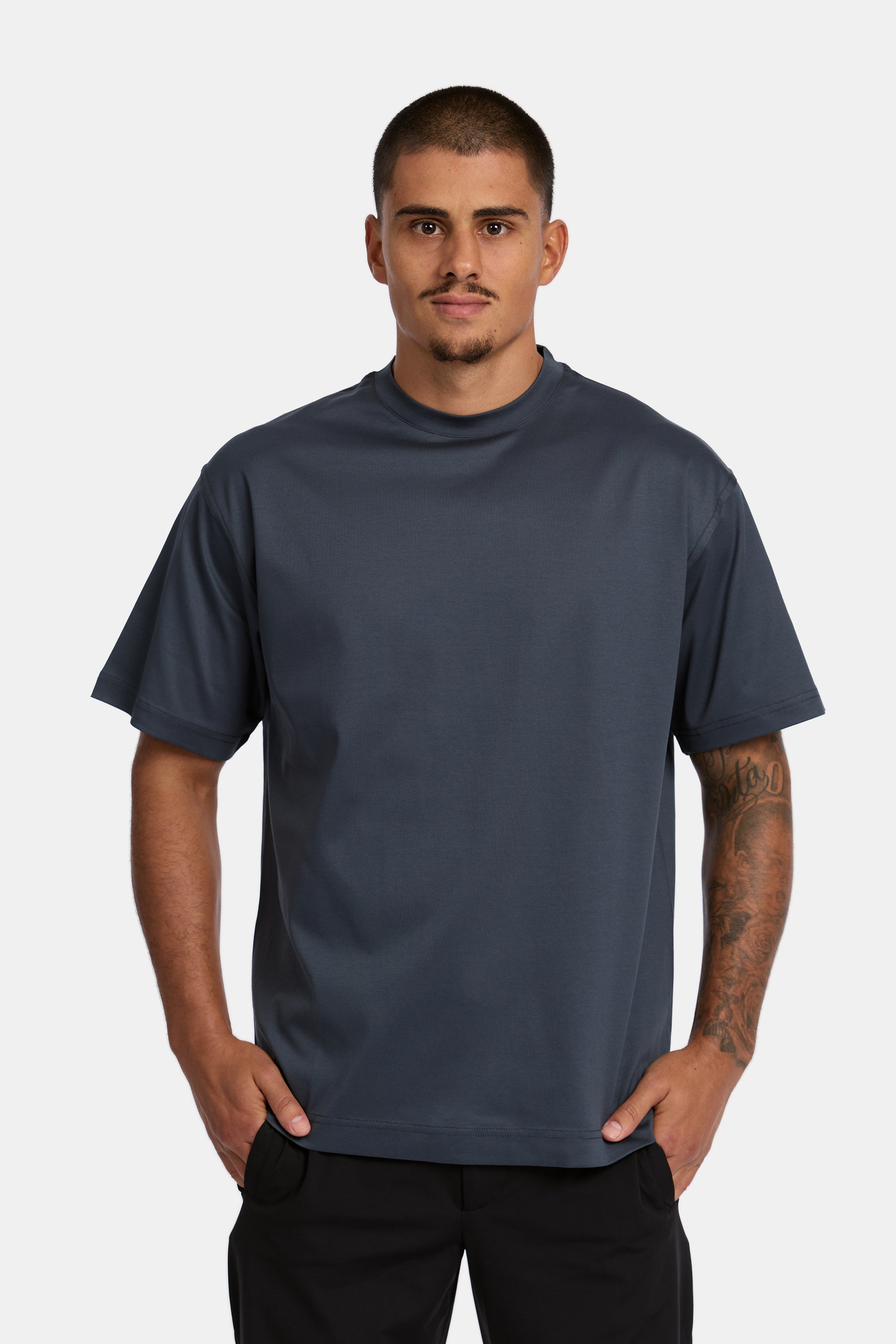 Slate Blue Oversized T-shirt