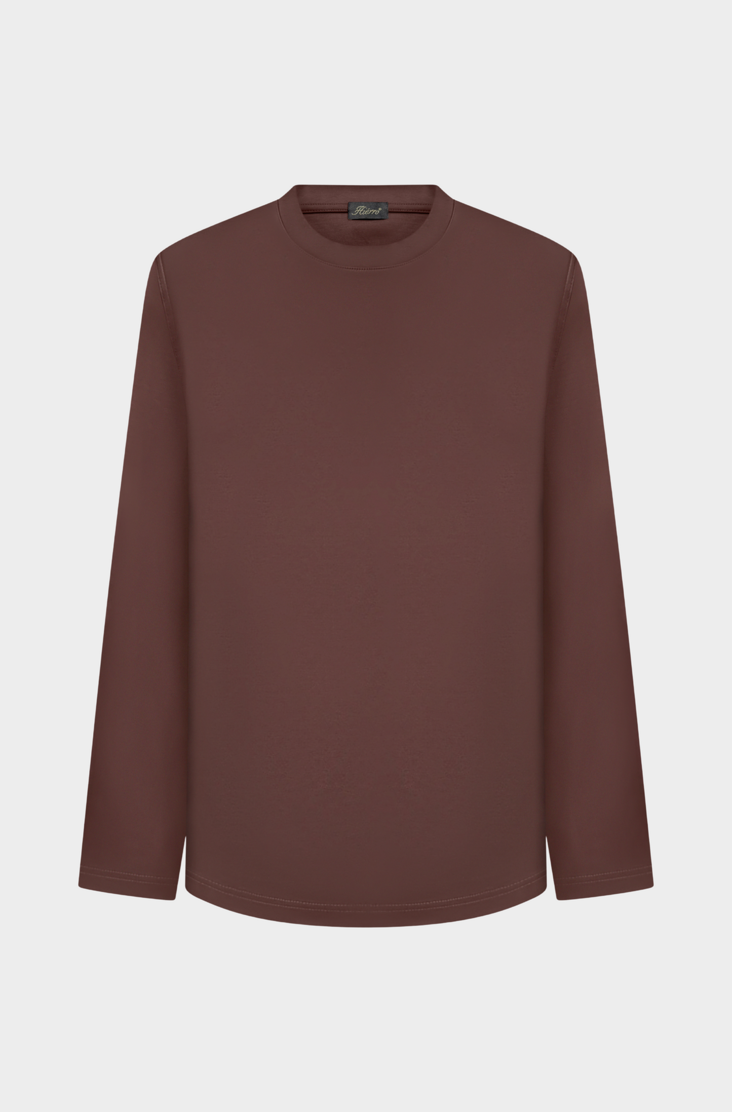 Ebano Brown Lange Mouwen T-shirt