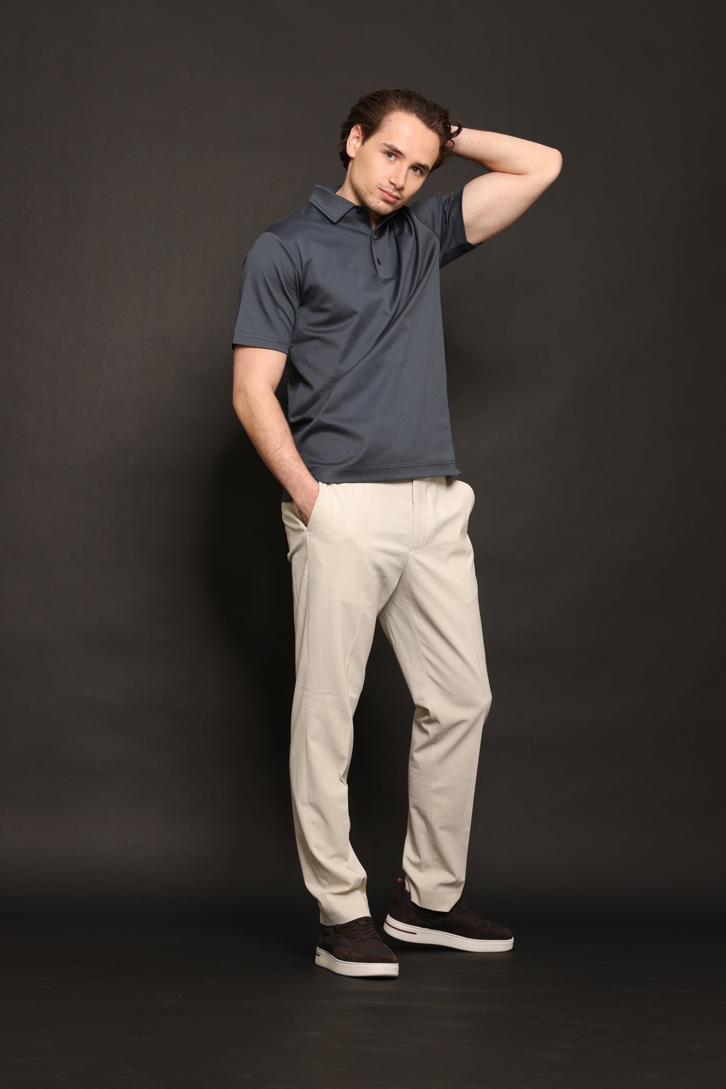 Slate Blue Polo