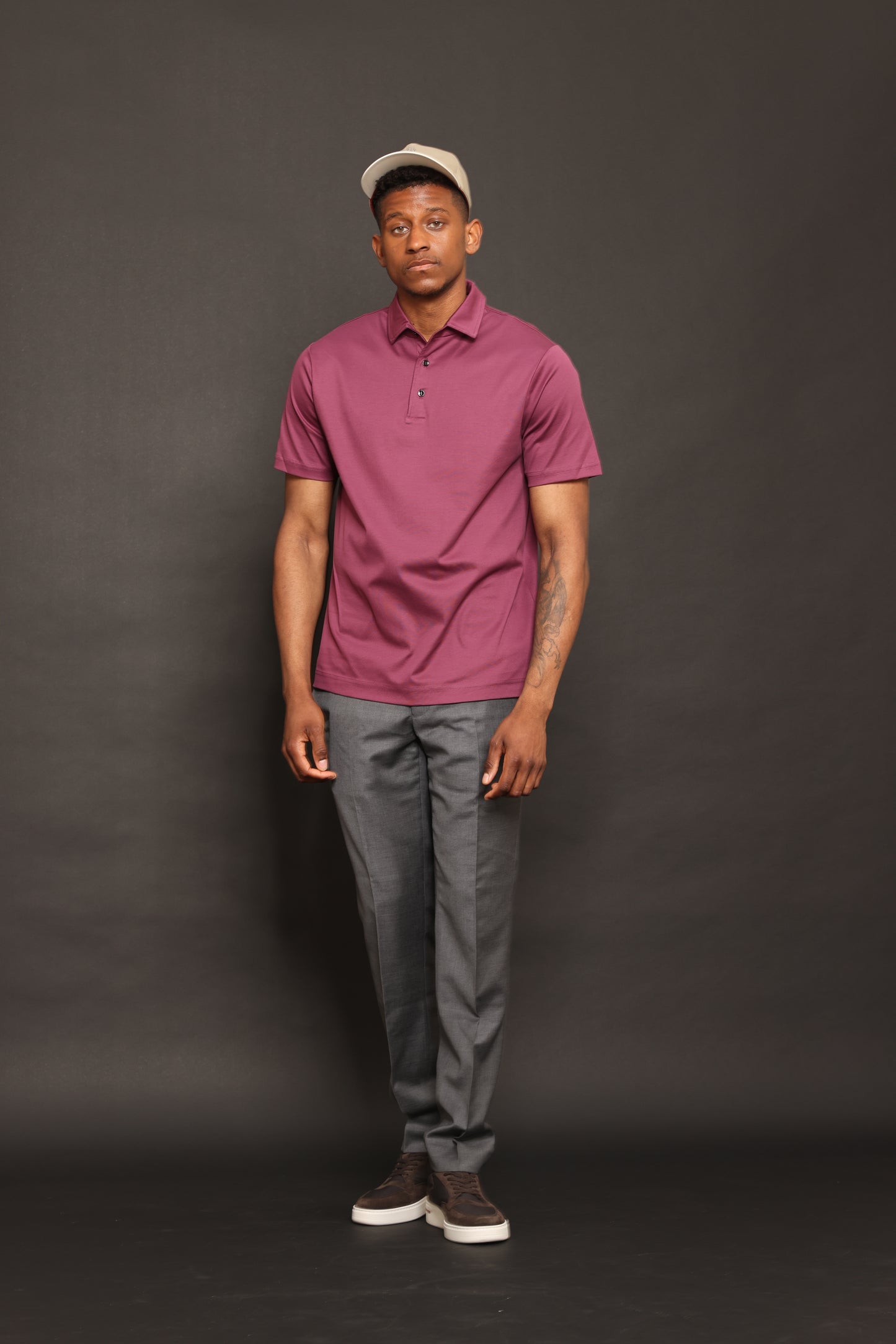 Aubergine Red Polo