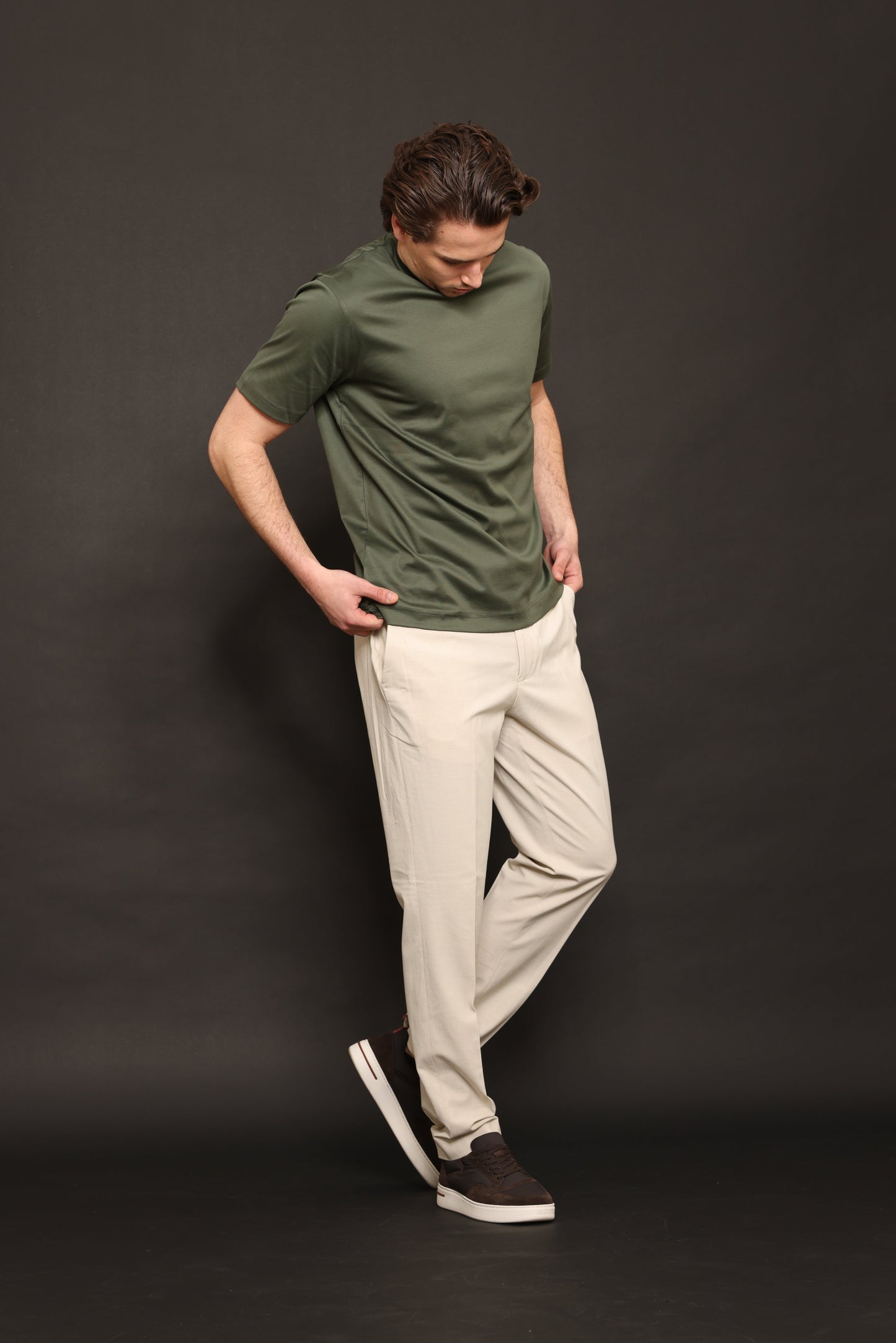 EDERA ARMY GREEN T-SHIRT