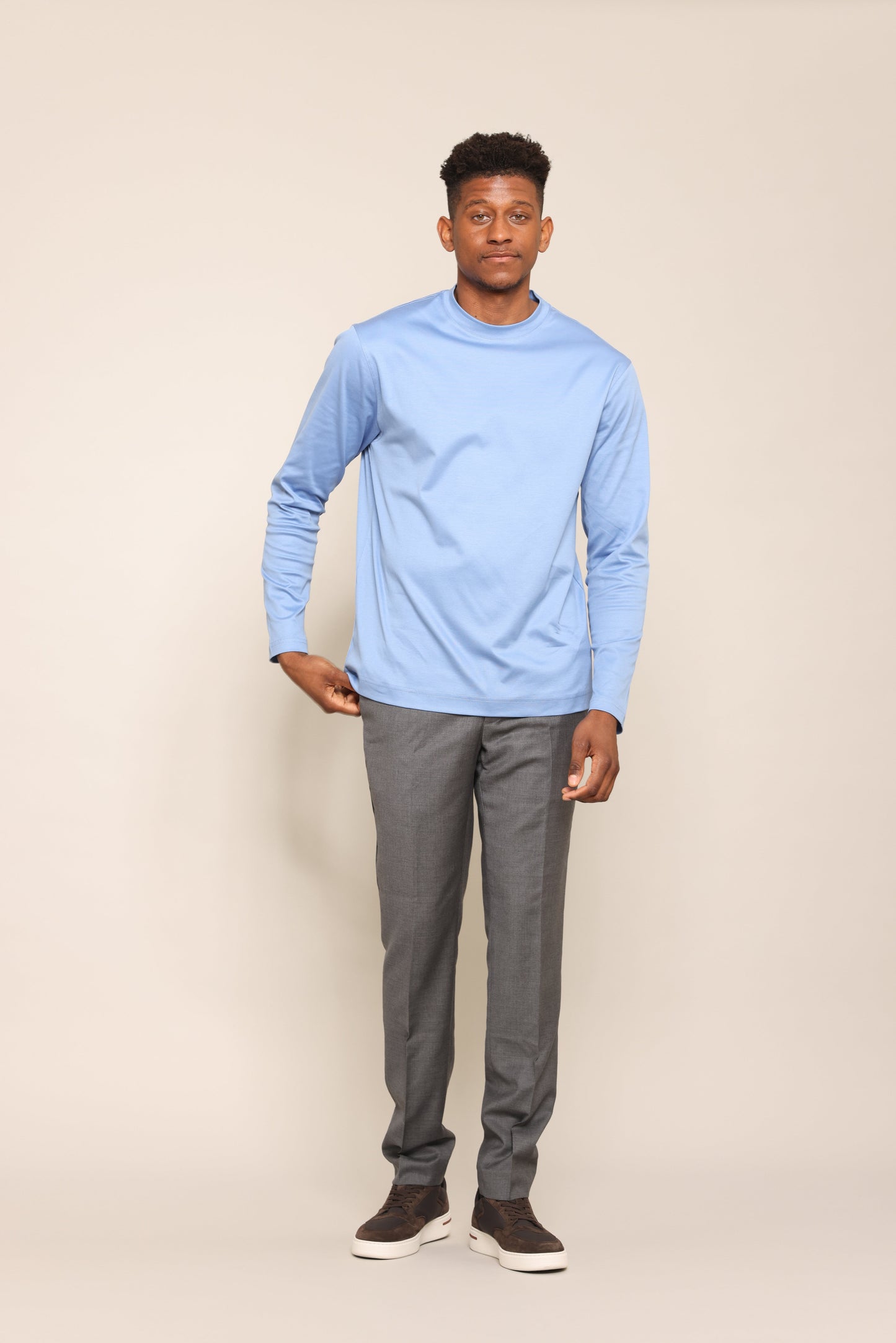 Pag Blue Lange Mouwen T-shirt