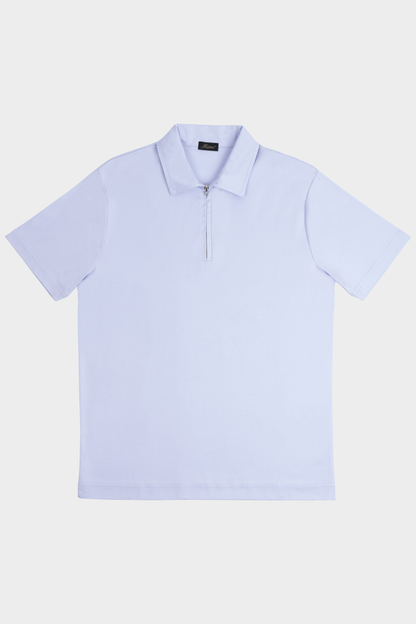 Lavanda Blue Polo Half-Zip