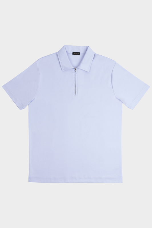 Lavanda Blue Polo Half-Zip