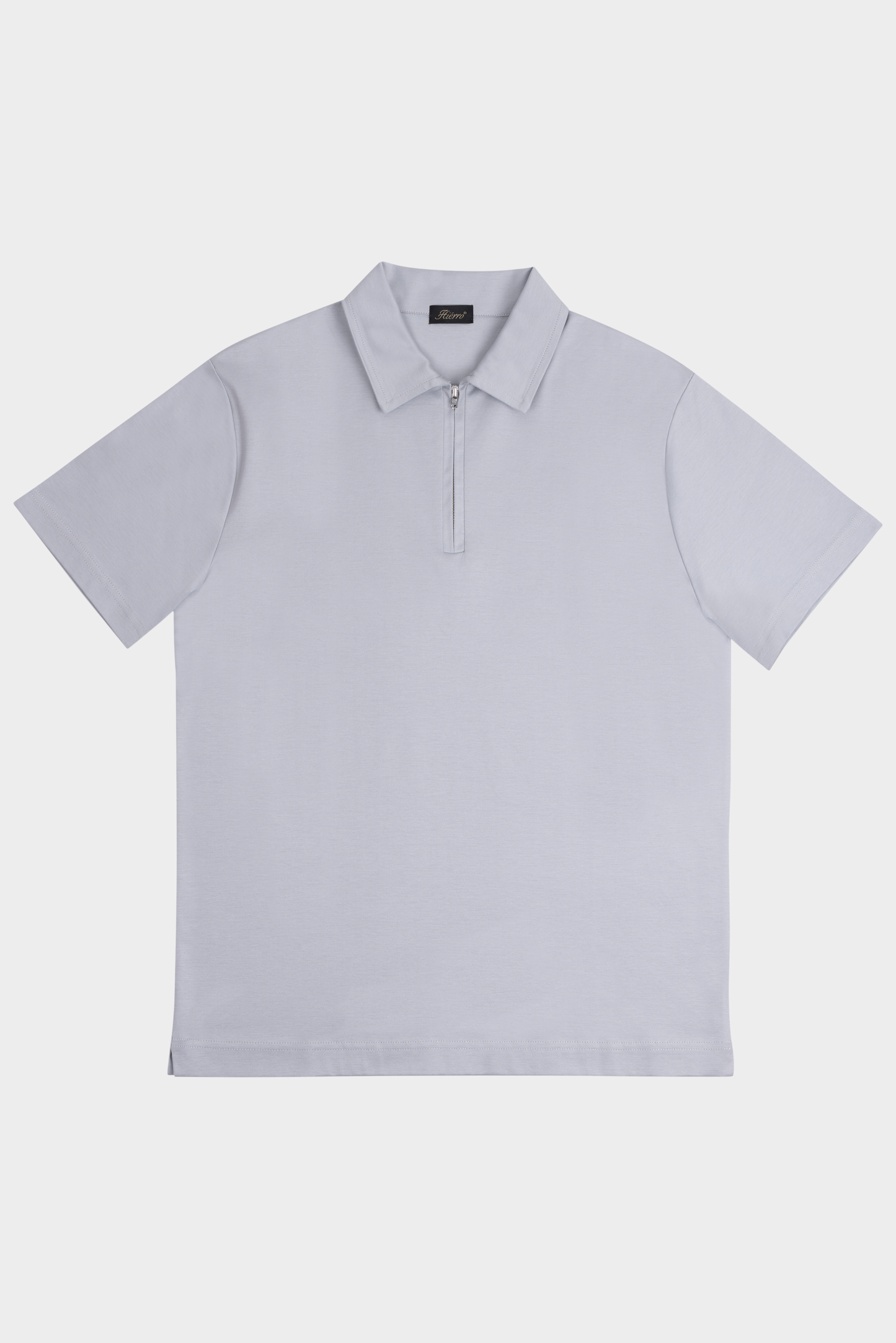 Grigio Grey Polo Half-Zip