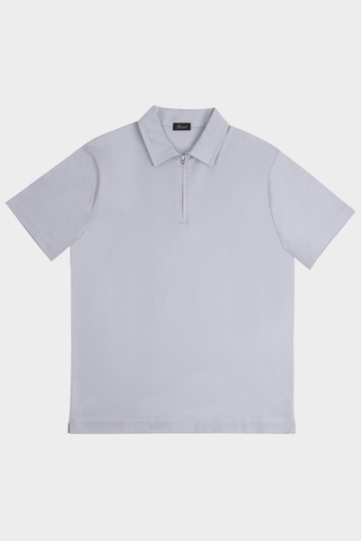 Grigio Grey Polo Half-Zip