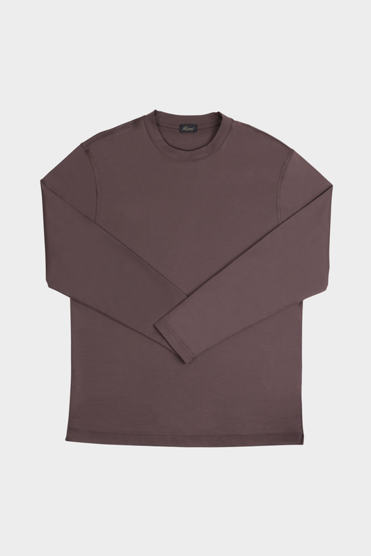 Ebano Brown Longsleeve T-shirt