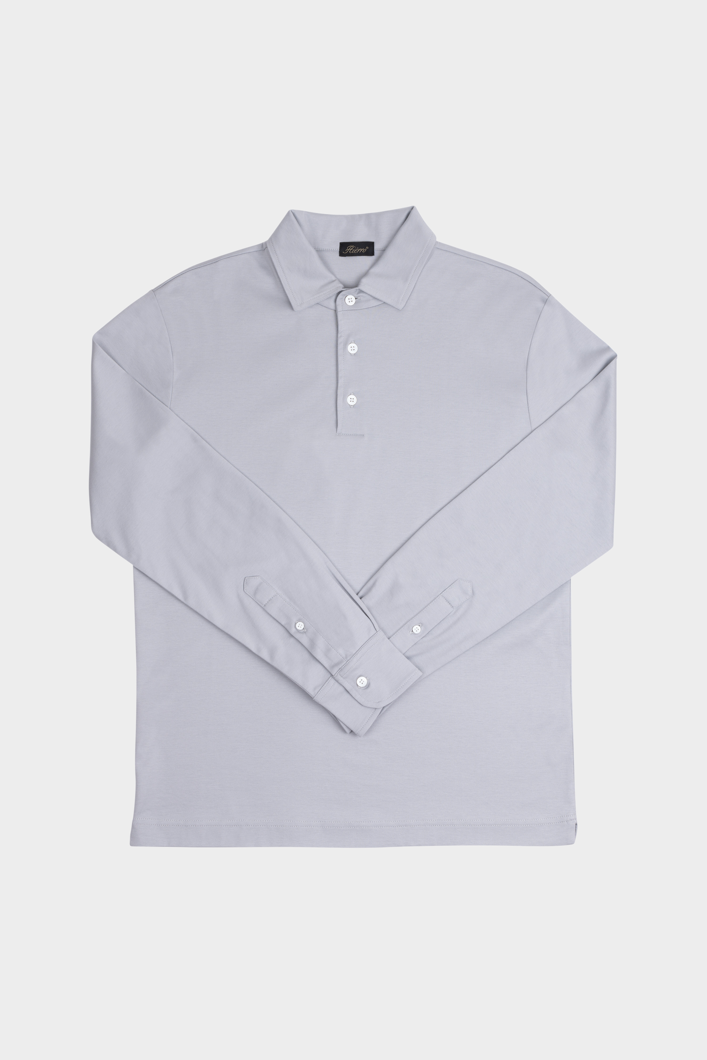 Grigio Grey Longsleeve Polo