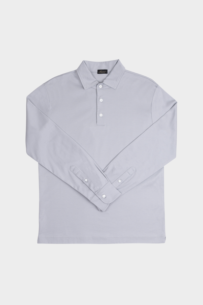 Grigio Grey Longsleeve Polo