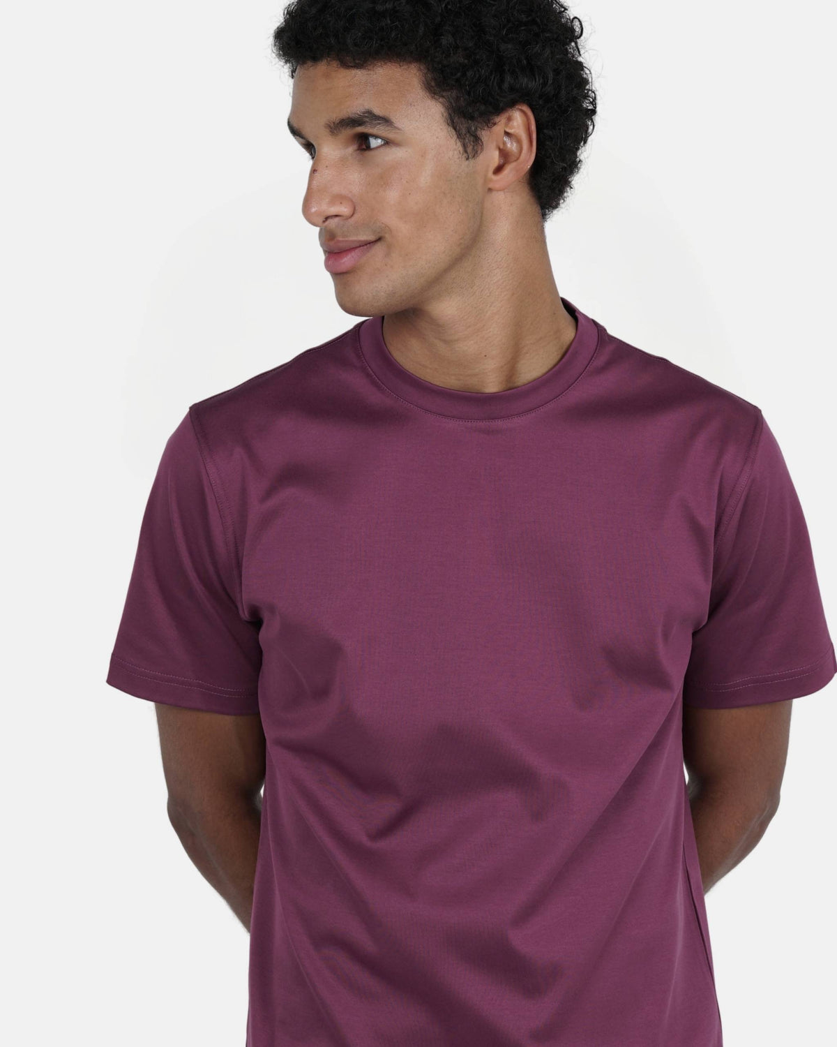 Aubergine Supima T-Shirt