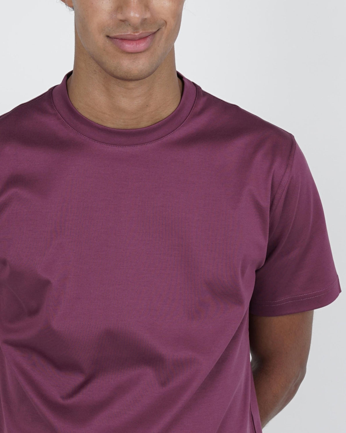 Burgundy Red Supima T-Shirt