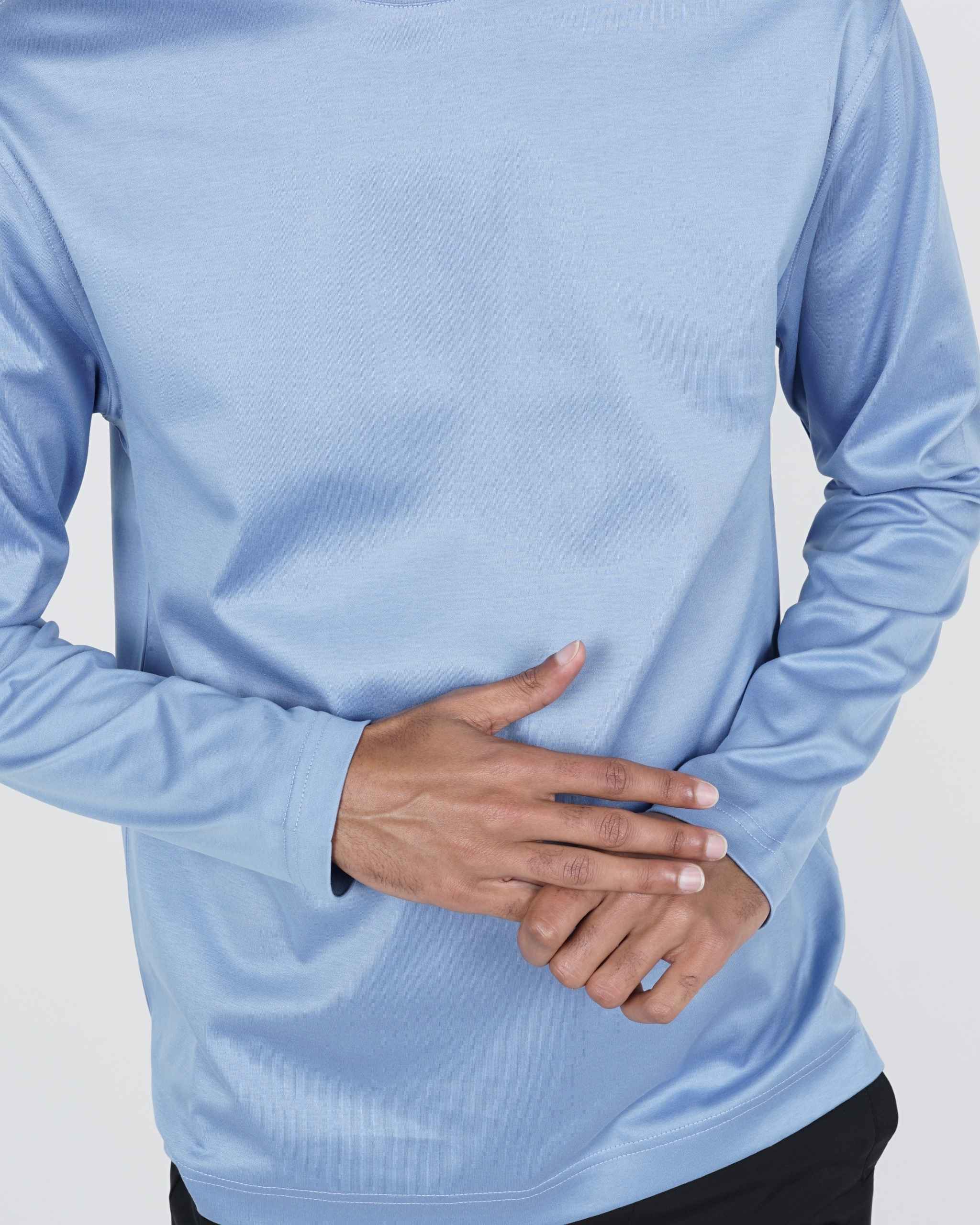 Blue Long-Sleeve T-Shirt