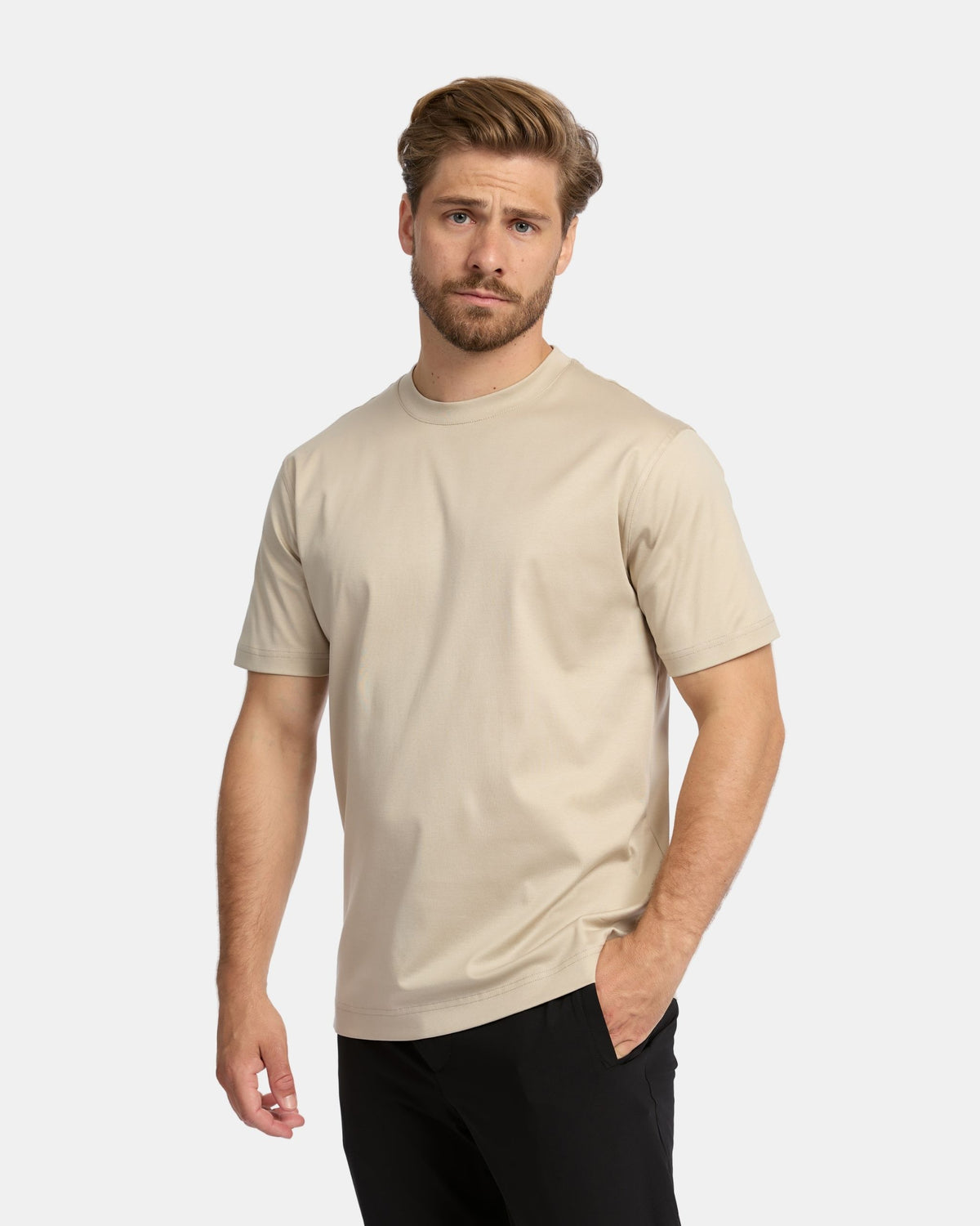 Beige Champagne Supima T-Shirt