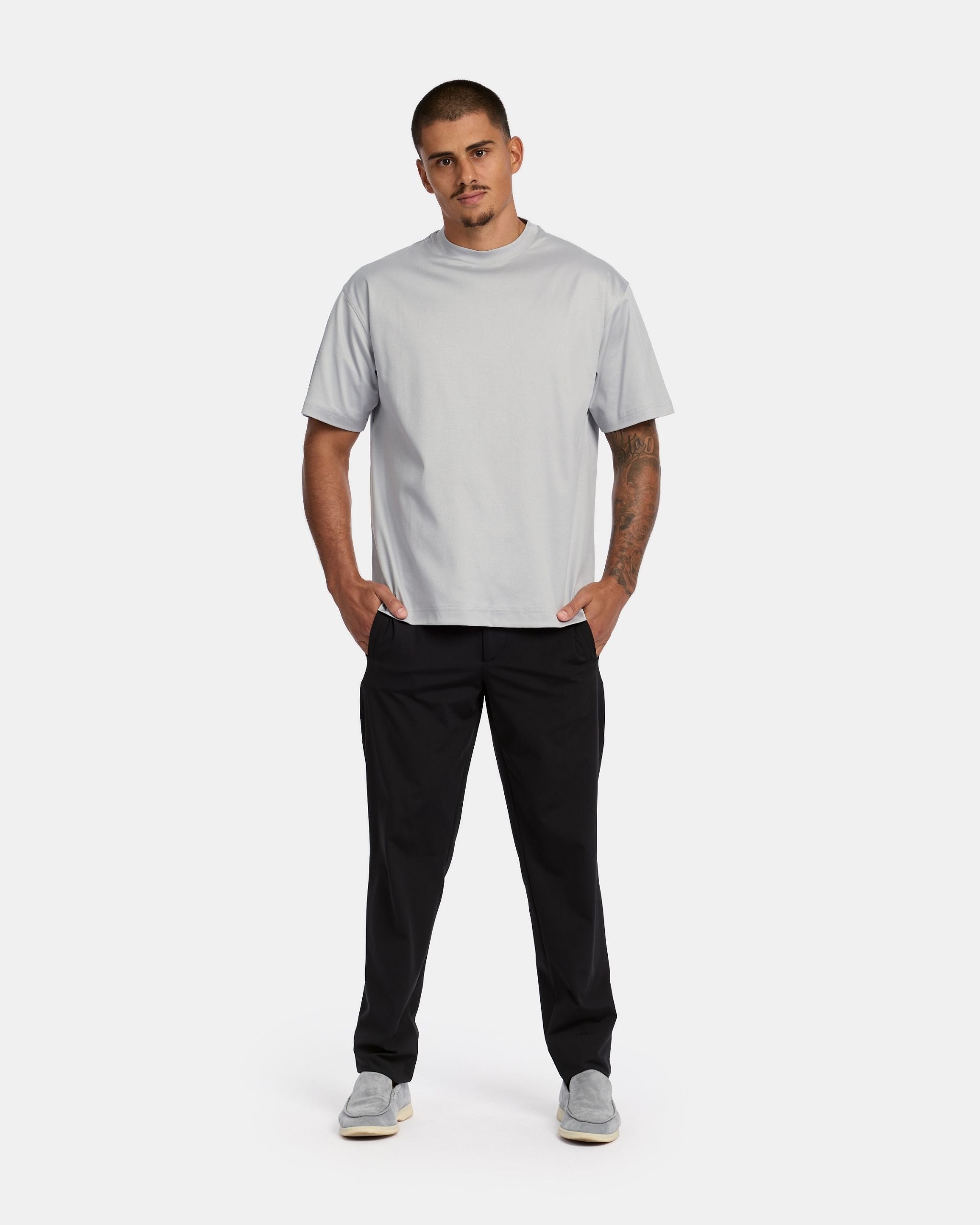 Grigio Supima Oversized T-Shirt