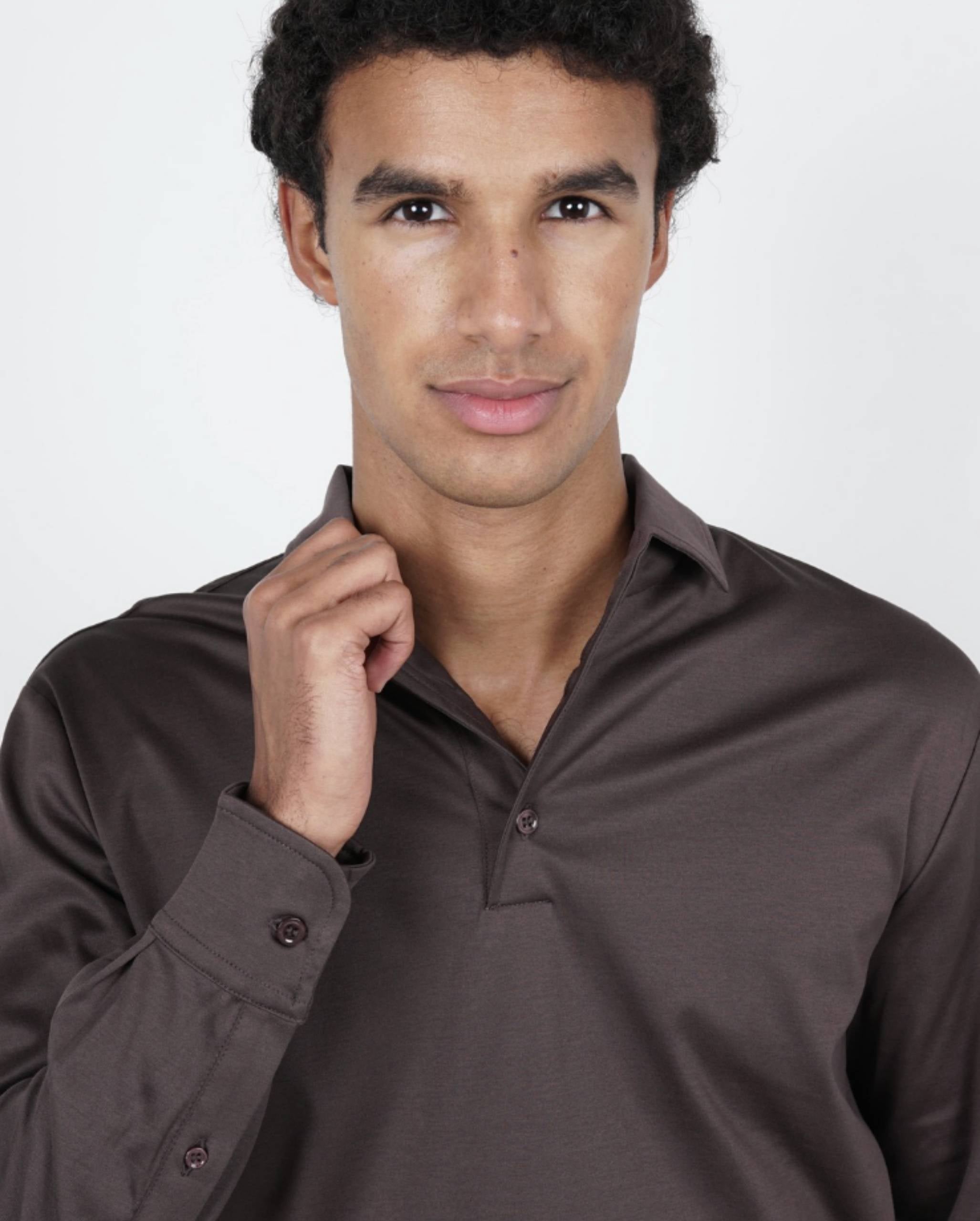 Ebano Longsleeve Polo