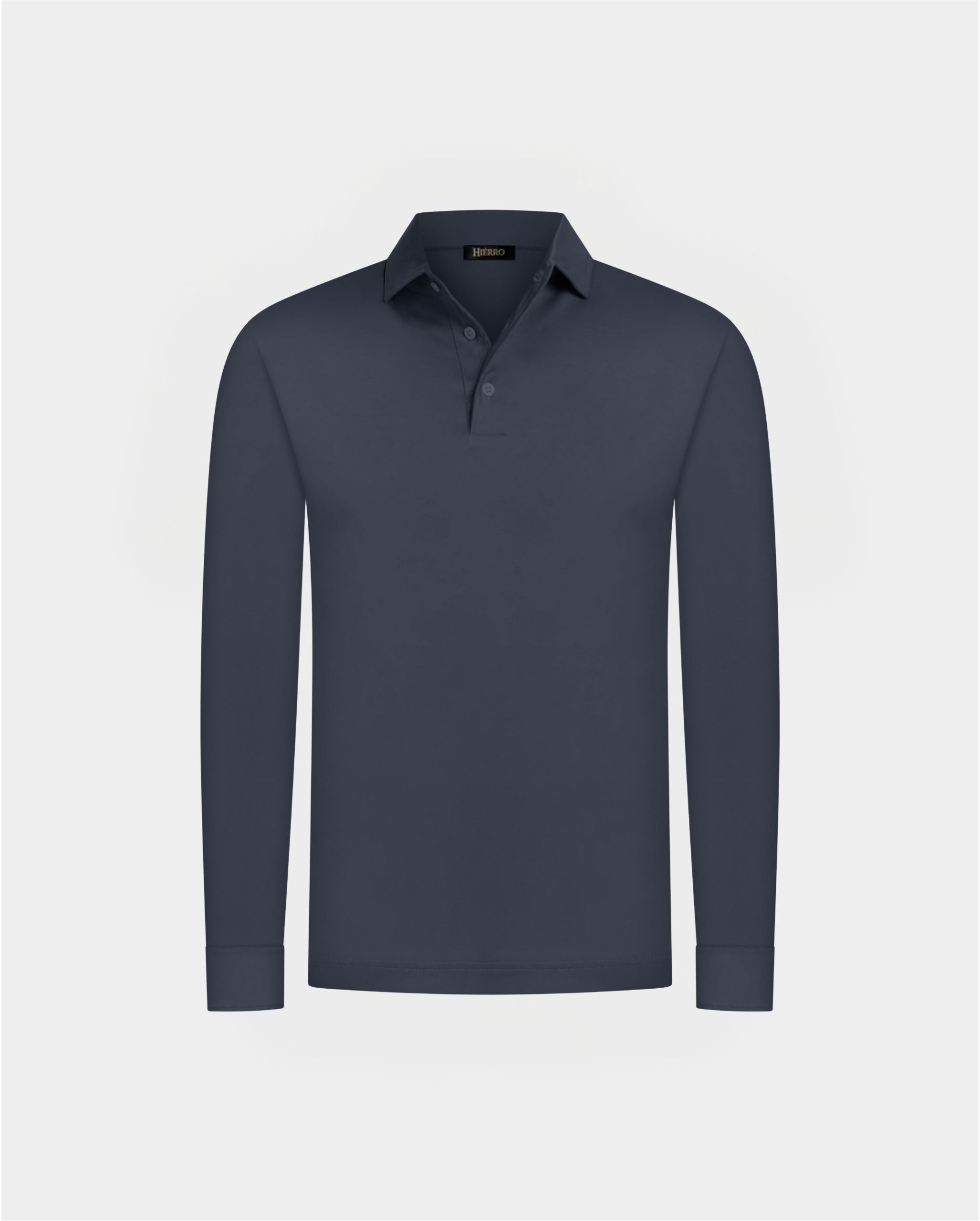 Slate Long-Sleeve Polo